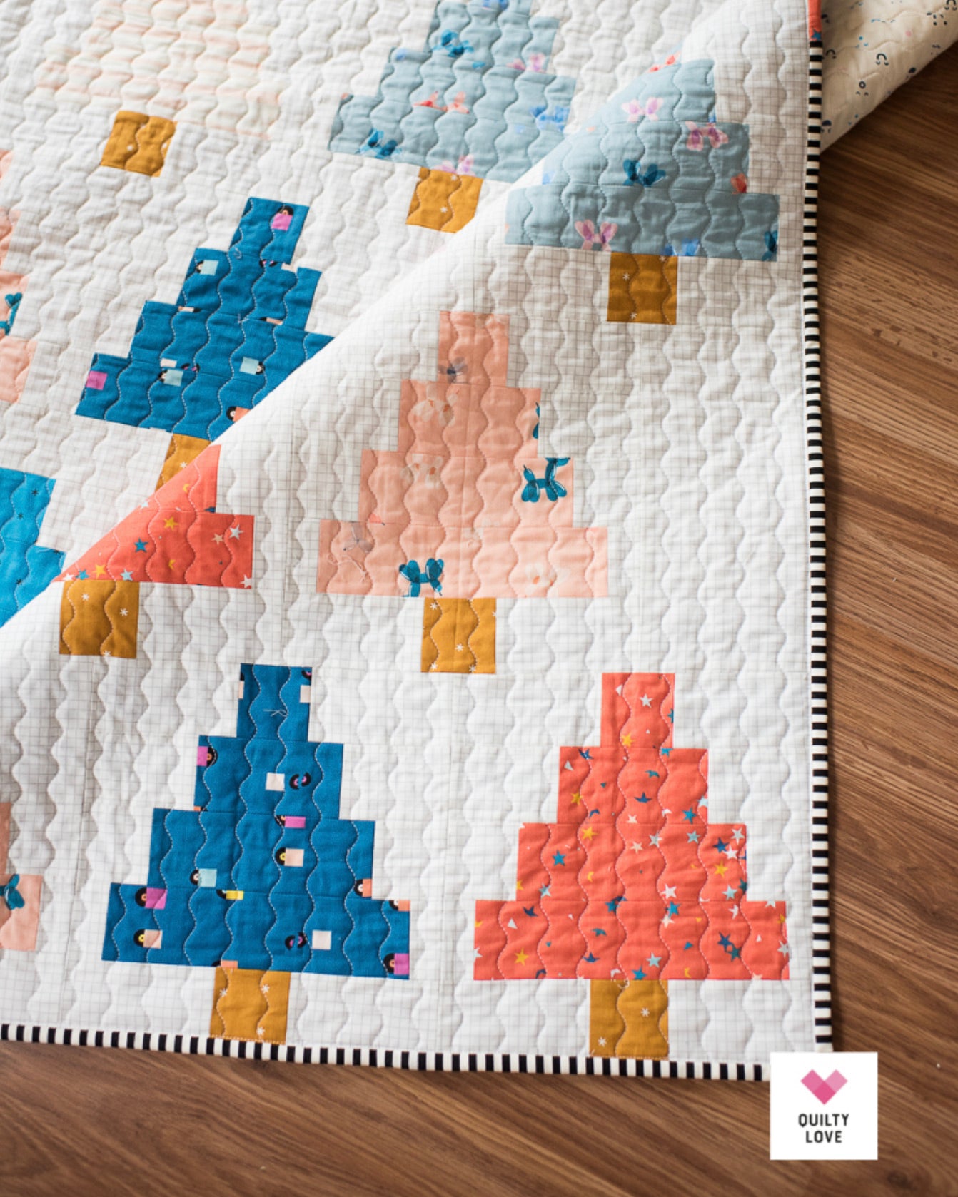 QUILTY TREES Quilty Love Pattern by Emily Dennis #130 - Good Vibes Quilt Shop