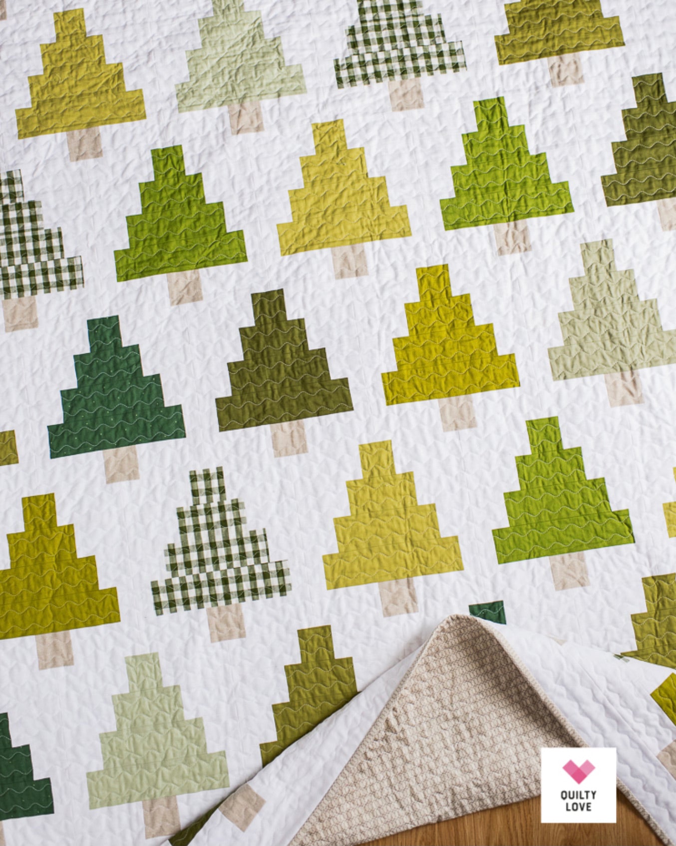QUILTY TREES Quilty Love Pattern by Emily Dennis #130 - Good Vibes Quilt Shop