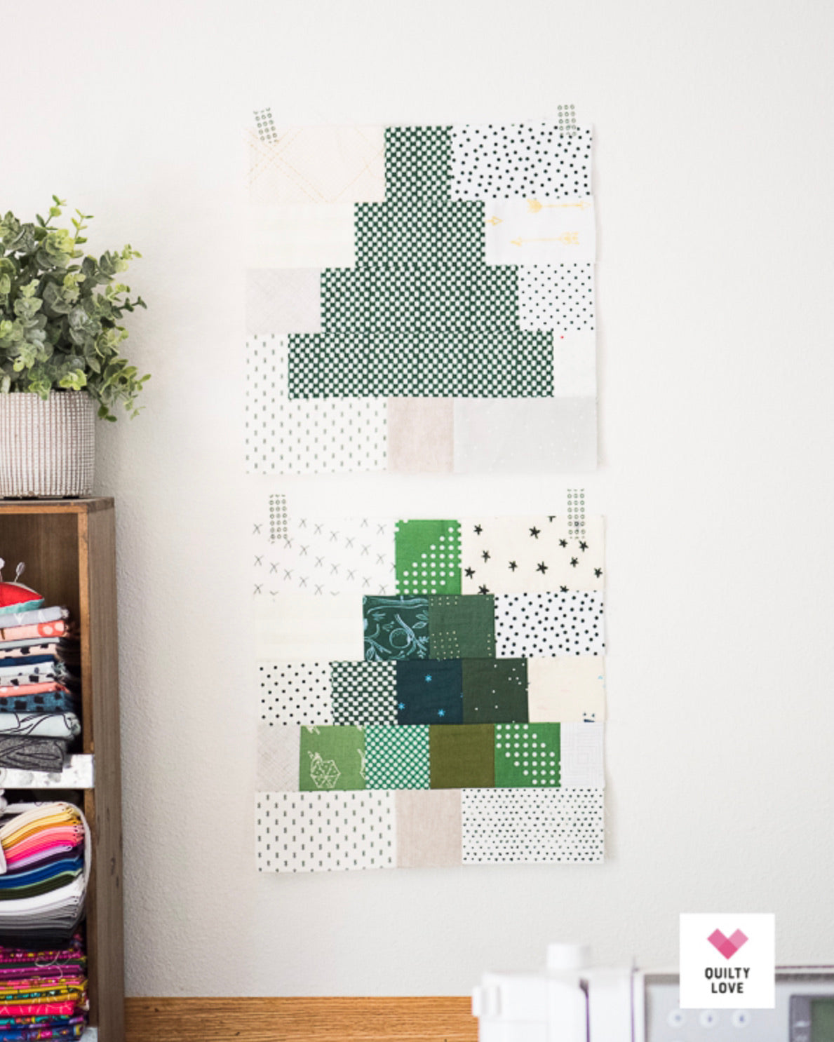 QUILTY TREES Quilty Love Pattern by Emily Dennis #130 - Good Vibes Quilt Shop