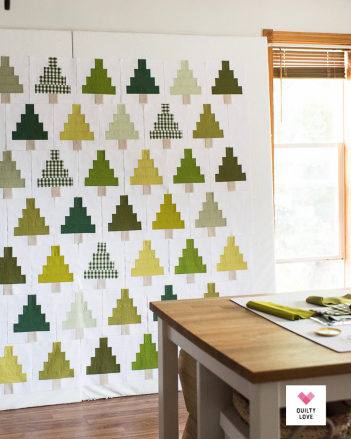QUILTY TREES Quilty Love Pattern by Emily Dennis #130 - Good Vibes Quilt Shop