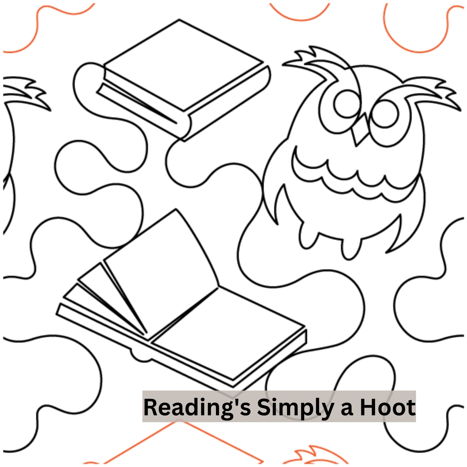 Novelty Pantograph Patterns for Edge to Edge for Longarm Quilting - Good Vibes Quilt Shop