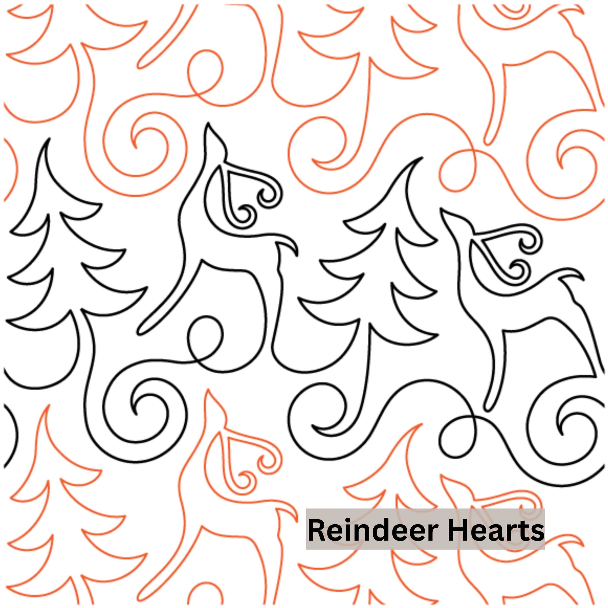 Christmas and Winter Snow Patterns Pantograph Patterns for Edge to Edge for Longarm Quilting - Good Vibes Quilt Shop