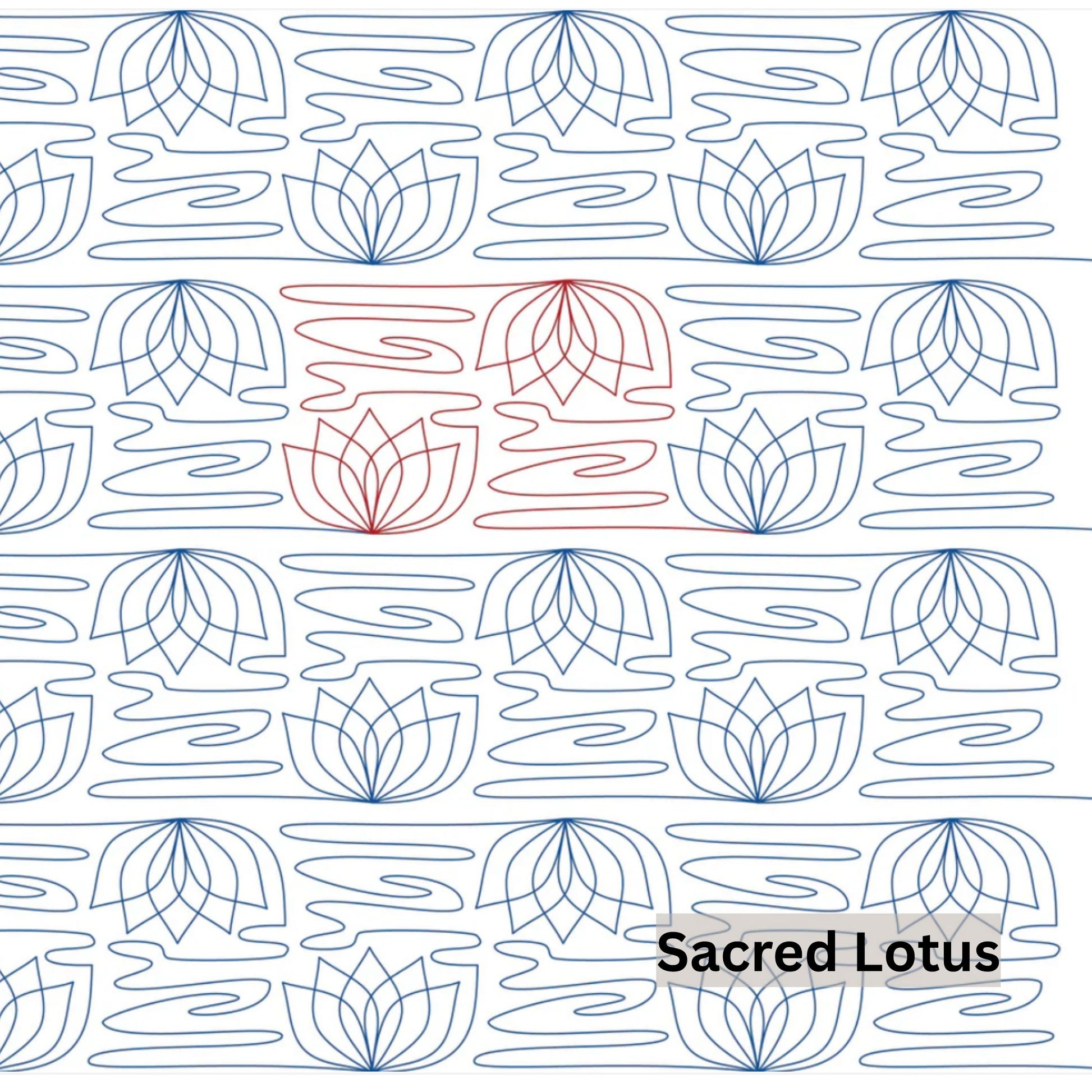 Flowers and Feathers Patterns Pantograph Patterns for Edge to Edge for Longarm Quilting - Good Vibes Quilt Shop