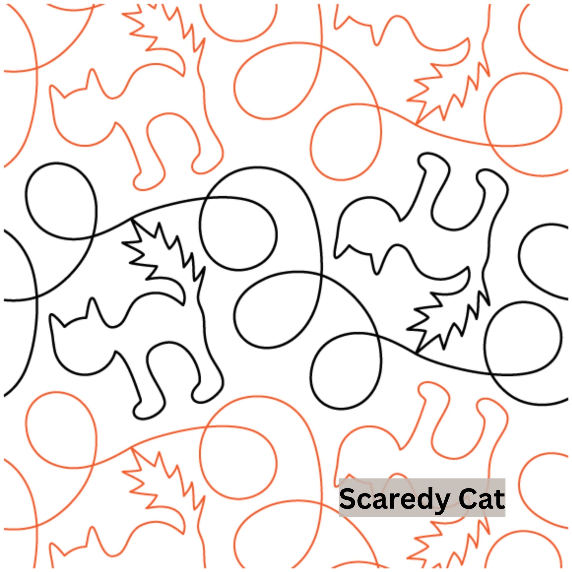 Halloween and Fall Pantographs Patterns for Edge to Edge for Longarm Quilting - Good Vibes Quilt Shop