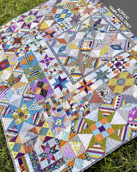 BakersDozenBooklet Templates_JenKingwellDesigns, Amitie Textiles Moda Fabrics