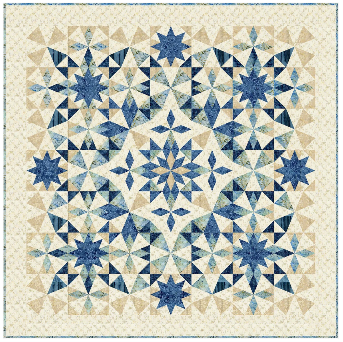 Alaska Magic Quilt Pattern by Edyta Sitar for Laundry Basket Quilts, showing a detailed, colorful quilt design pattern.