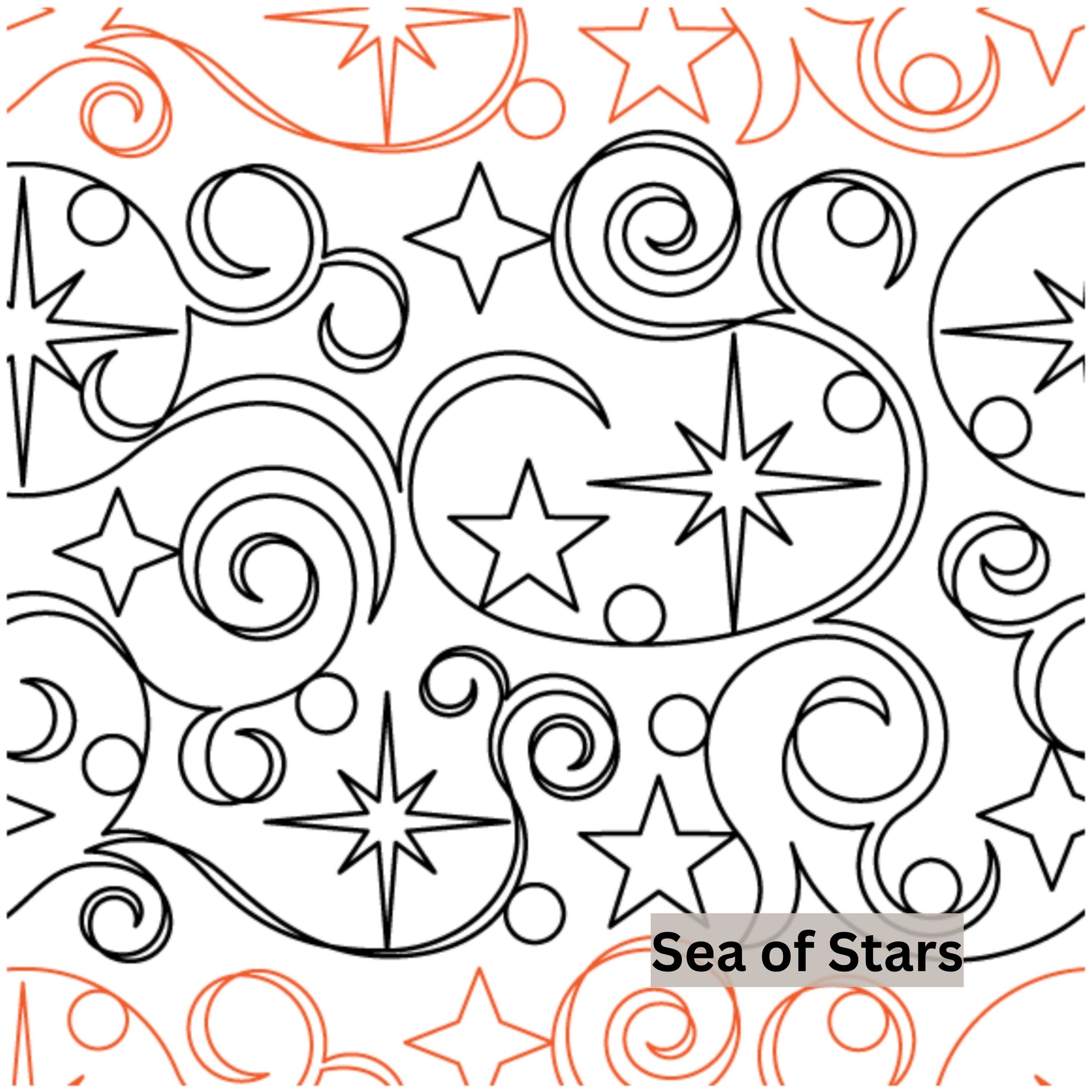 Stars and Stripes Patterns for Edge to Edge for Longarm Quilting - Good Vibes Quilt Shop