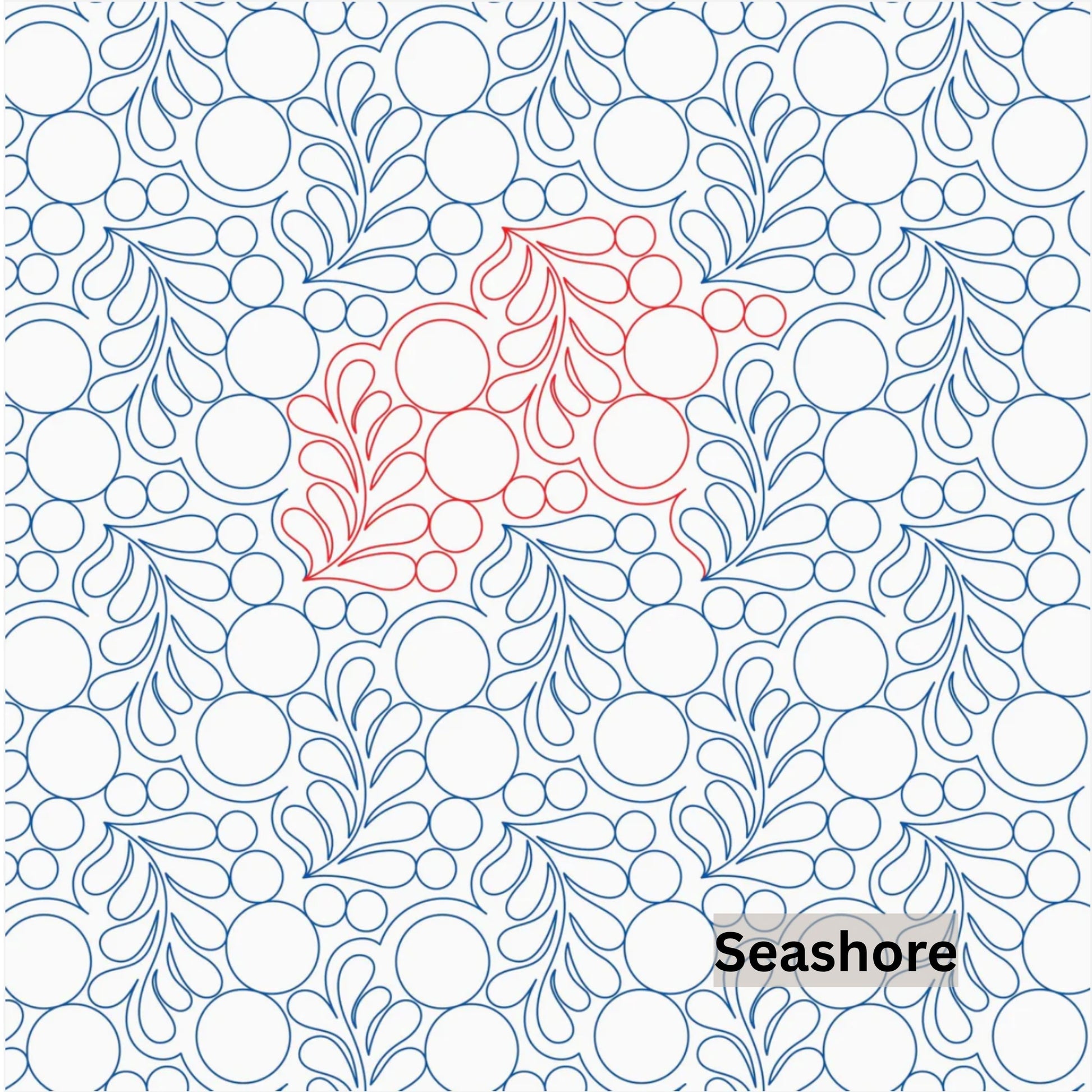 Flowers and Feathers Patterns Pantograph Patterns for Edge to Edge for Longarm Quilting - Good Vibes Quilt Shop