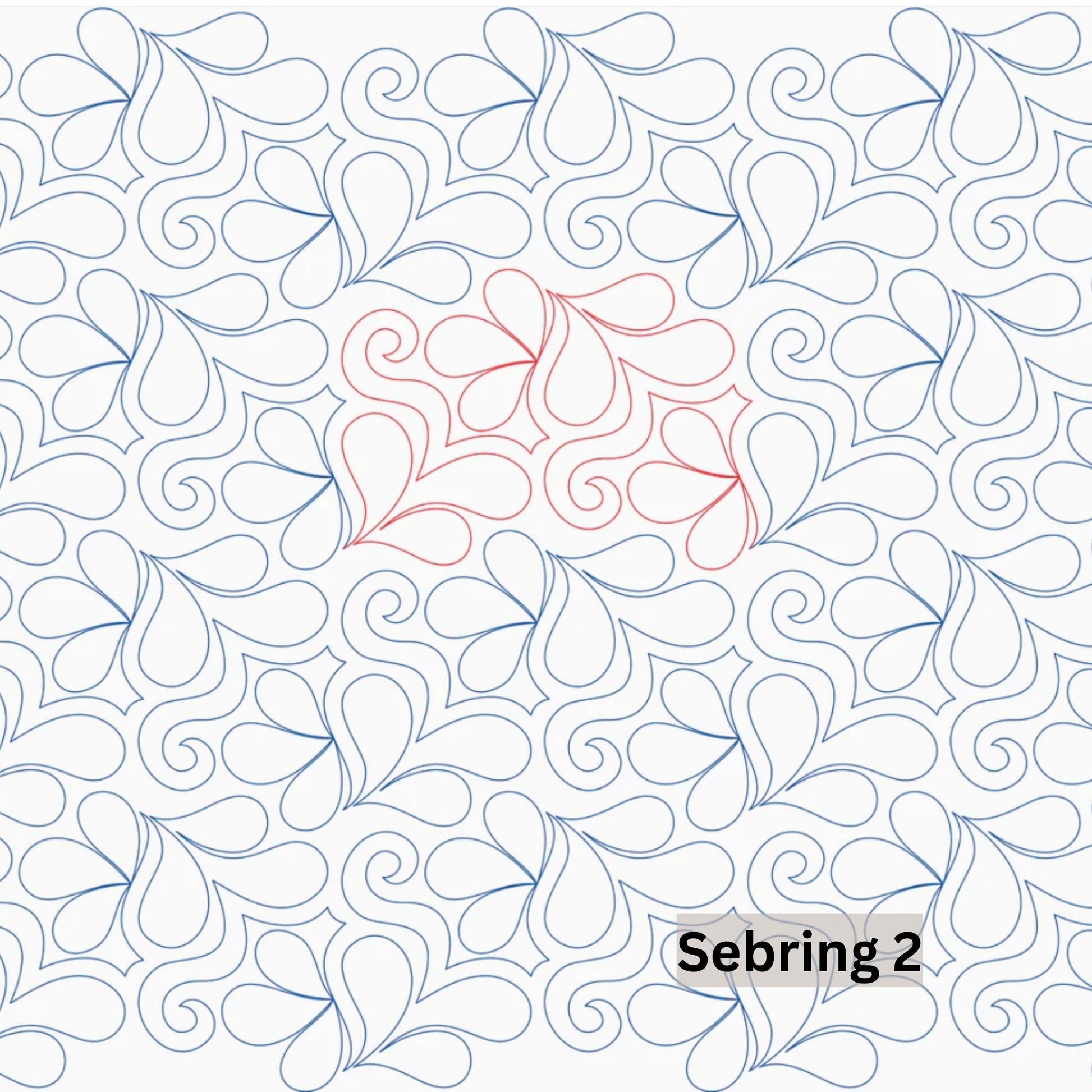 Flowers and Feathers Patterns Pantograph Patterns for Edge to Edge for Longarm Quilting - Good Vibes Quilt Shop