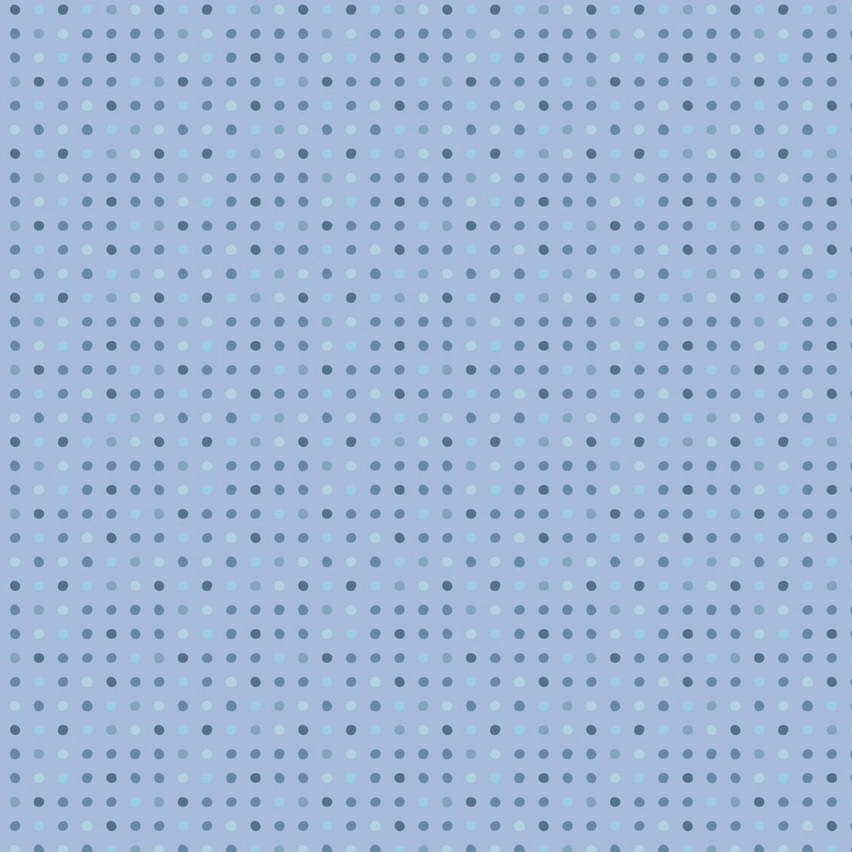 Seeing Spots, Blue Skies Smiling At Me Blue, SS24196, sold by the 1/2 yard - Good Vibes Quilt Shop