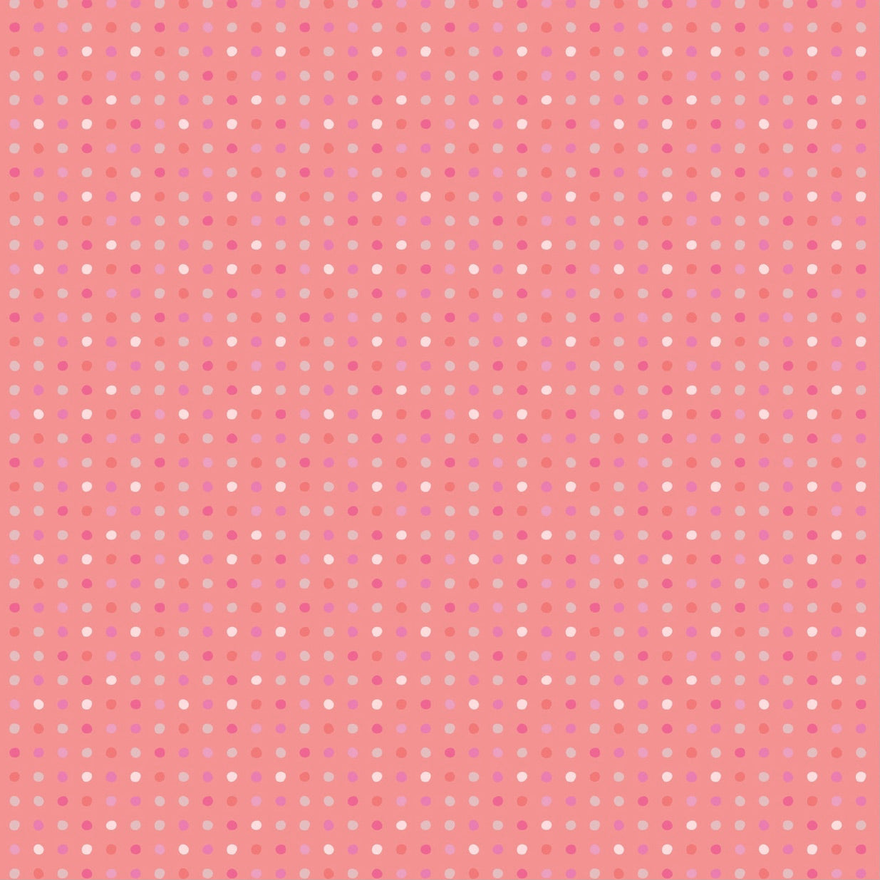 Seeing Spots, Coral Reef Coral, SS24192, sold by the 1/2 yard - Good Vibes Quilt Shop