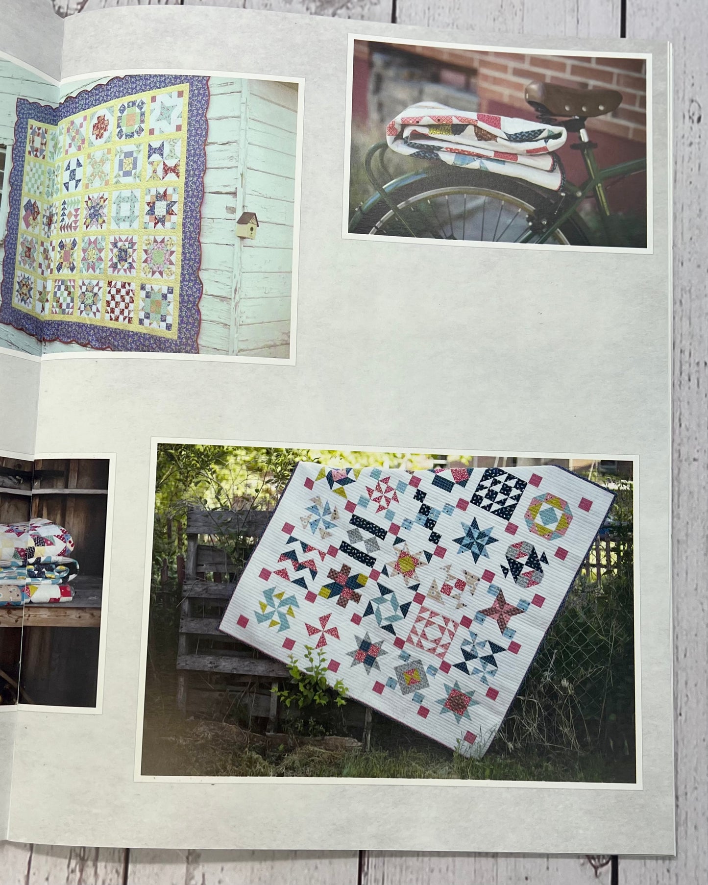 Seven Brother Block Party Quilt Book, TenSisters Designs, Easy Piecing Grid Quilts and Patterns Carmen Geddes