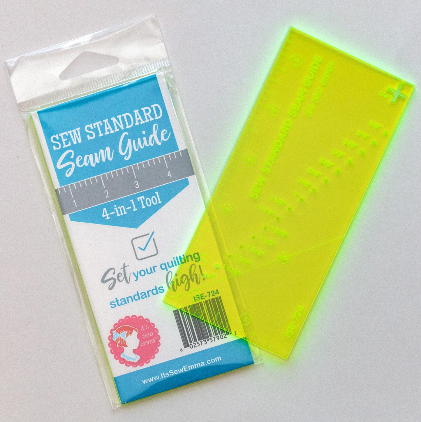 Sew Standard Seam Guide, ISE-724 - Good Vibes Quilt Shop
