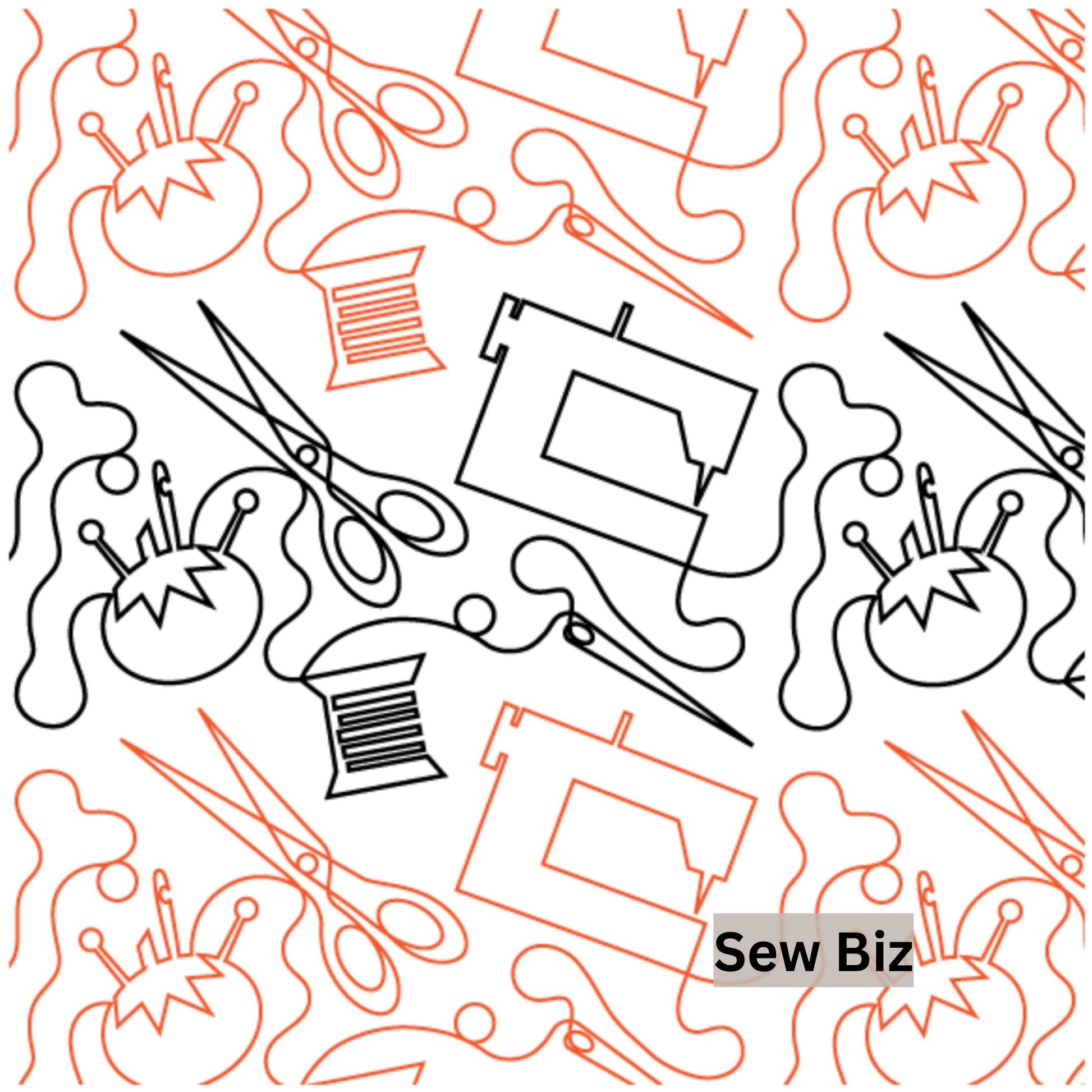 Novelty Pantograph Patterns for Edge to Edge for Longarm Quilting - Good Vibes Quilt Shop