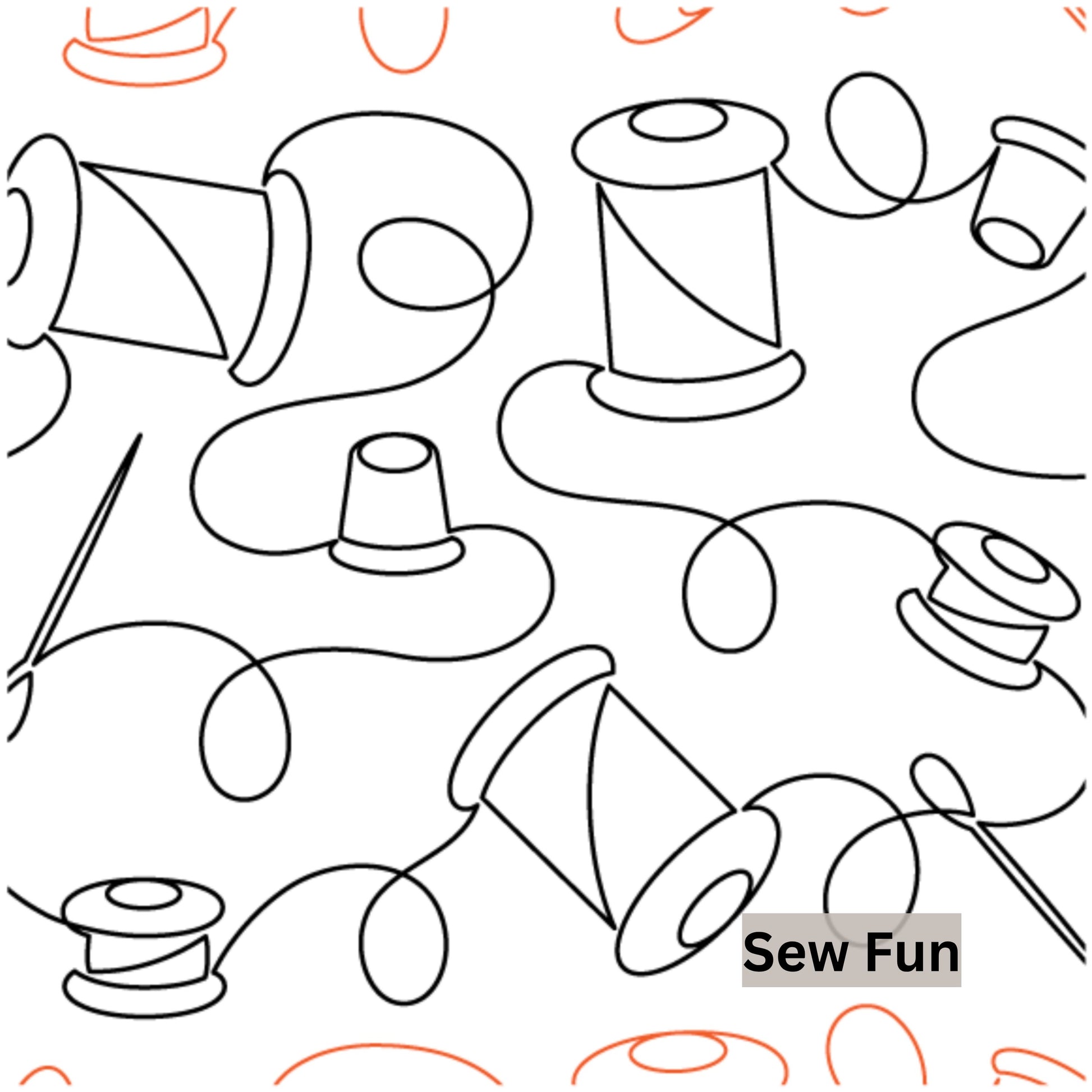 Novelty Pantograph Patterns for Edge to Edge for Longarm Quilting - Good Vibes Quilt Shop