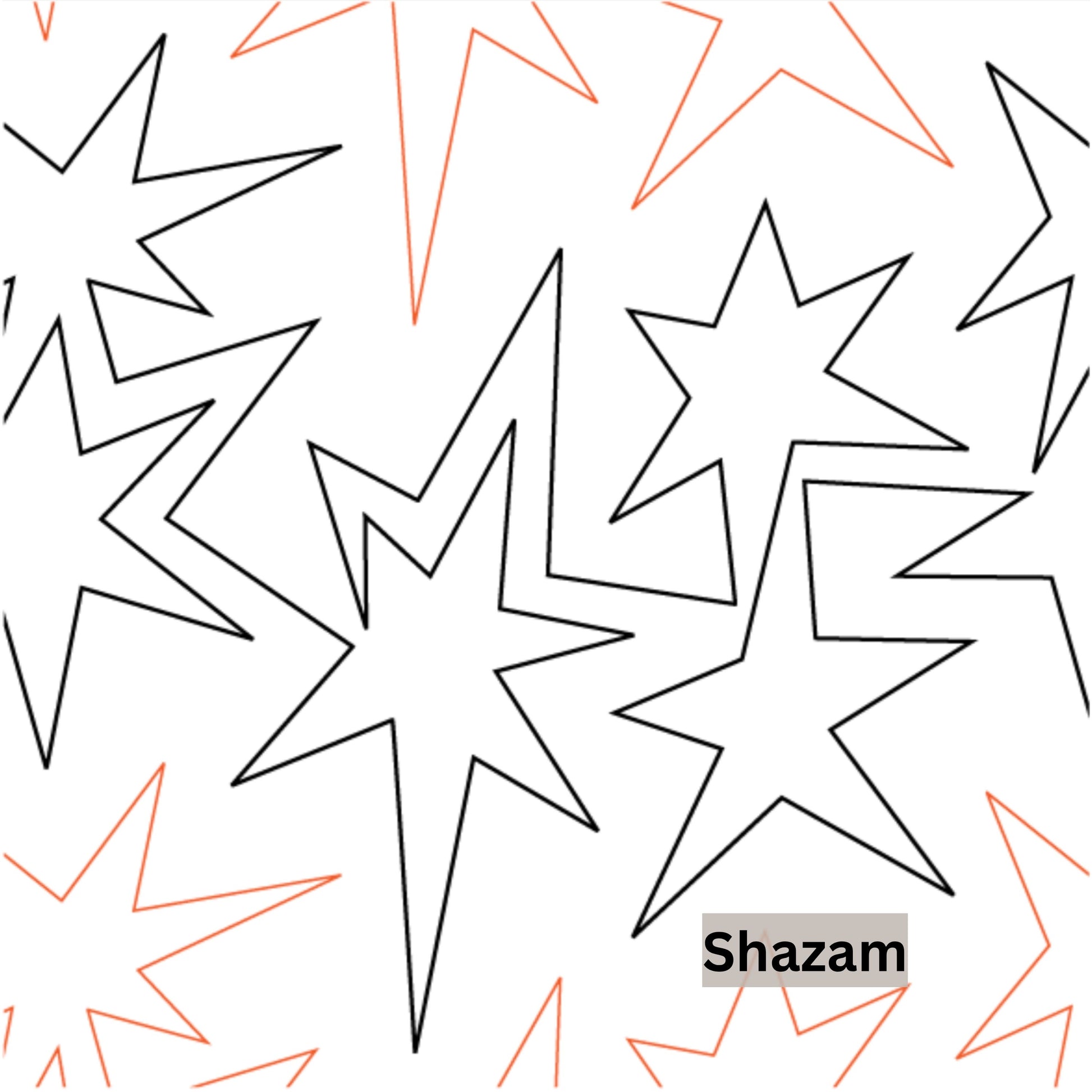 Stars and Stripes Patterns for Edge to Edge for Longarm Quilting - Good Vibes Quilt Shop