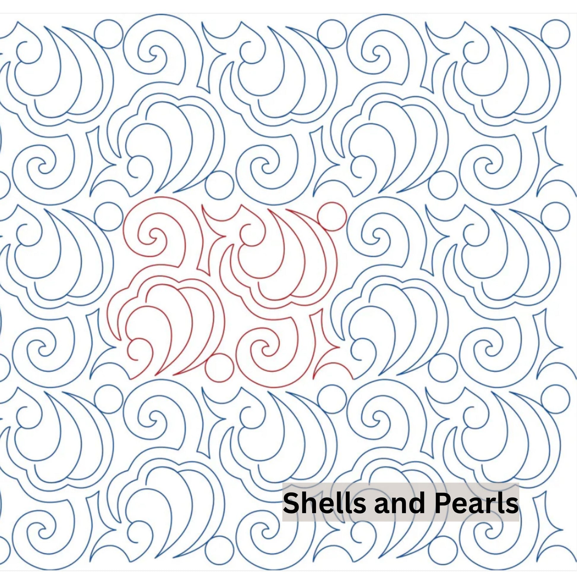 Flowers and Feathers Patterns Pantograph Patterns for Edge to Edge for Longarm Quilting - Good Vibes Quilt Shop