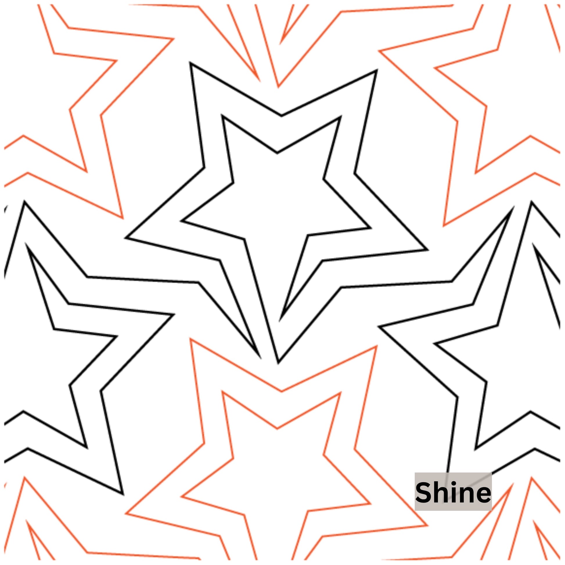 Stars and Stripes Patterns for Edge to Edge for Longarm Quilting - Good Vibes Quilt Shop