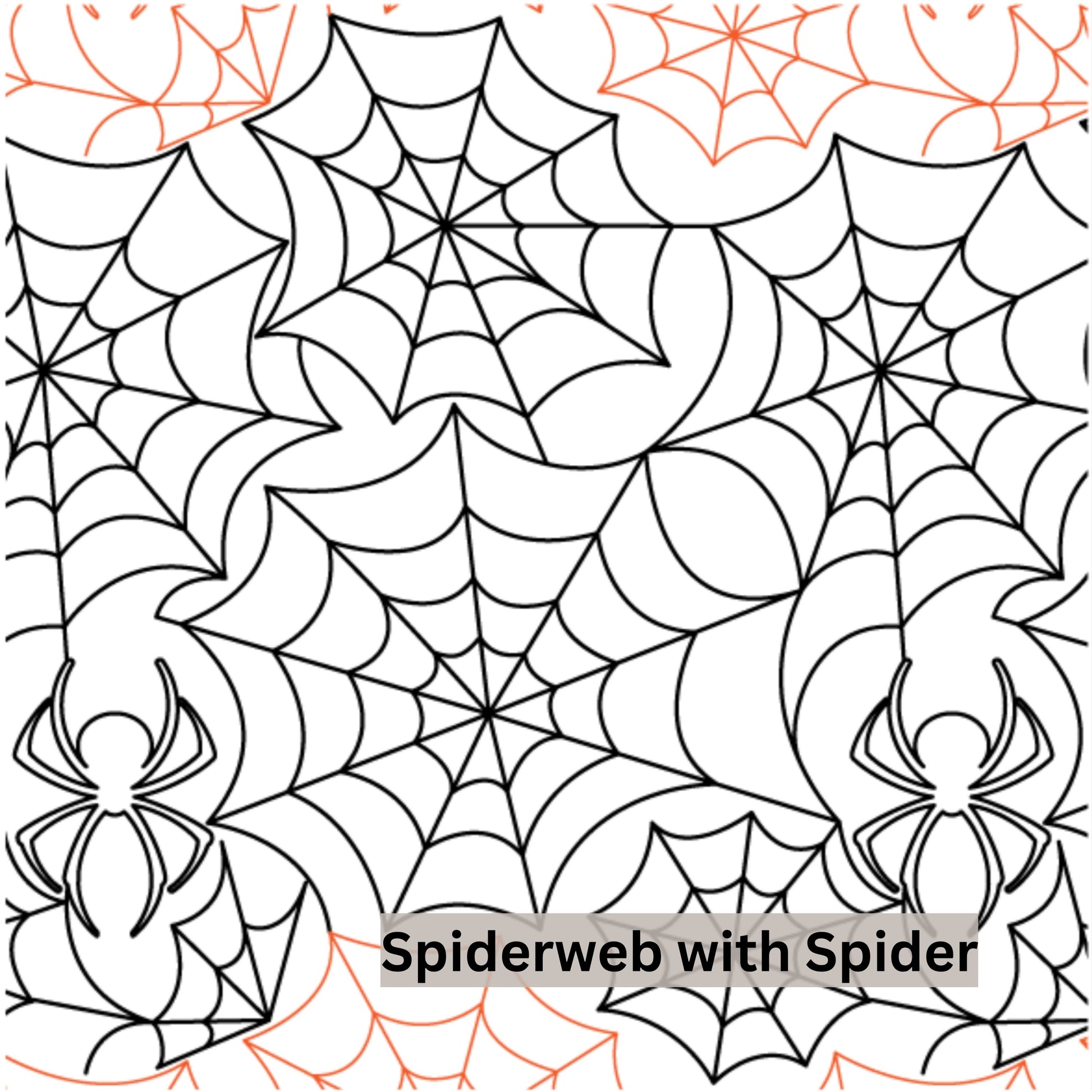 Halloween and Fall Pantographs Patterns for Edge to Edge for Longarm Quilting - Good Vibes Quilt Shop