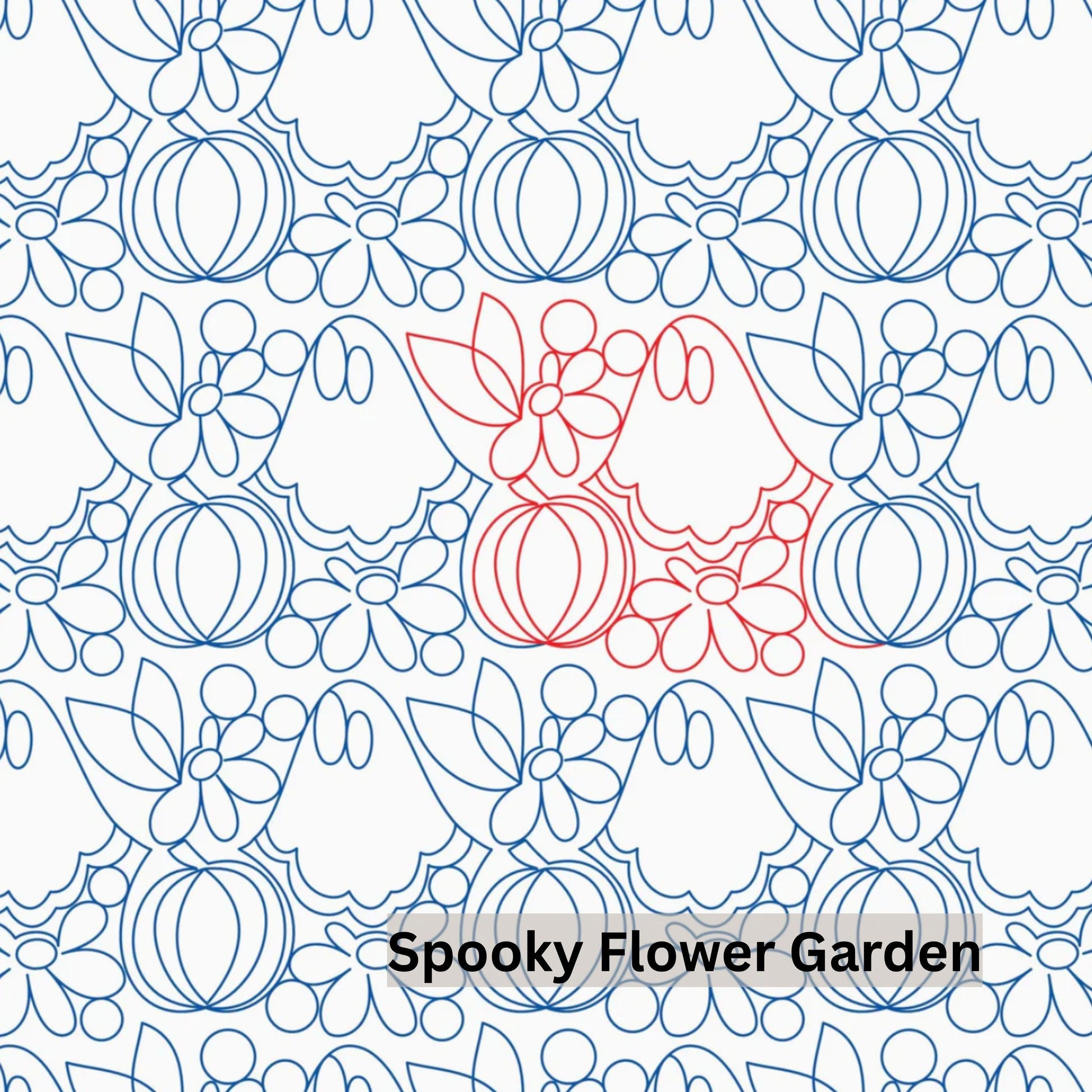 Halloween and Fall Pantographs Patterns for Edge to Edge for Longarm Quilting - Good Vibes Quilt Shop