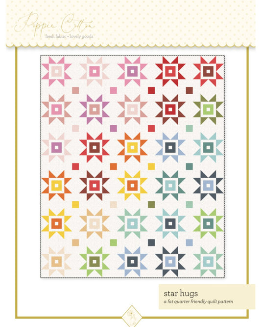 Star Hugs Quilt Pattern, for the Country Confetti Basics Collection