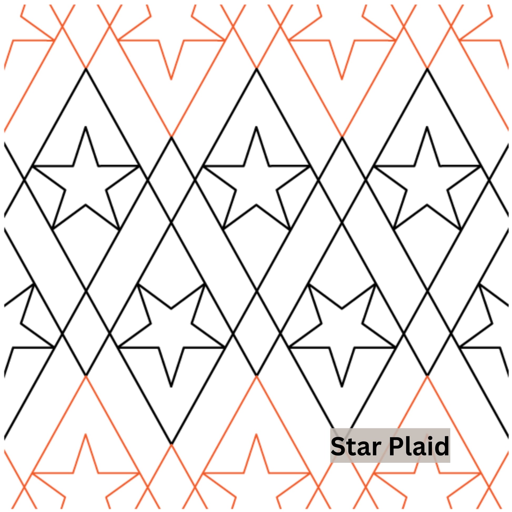 Stars and Stripes Patterns for Edge to Edge for Longarm Quilting - Good Vibes Quilt Shop