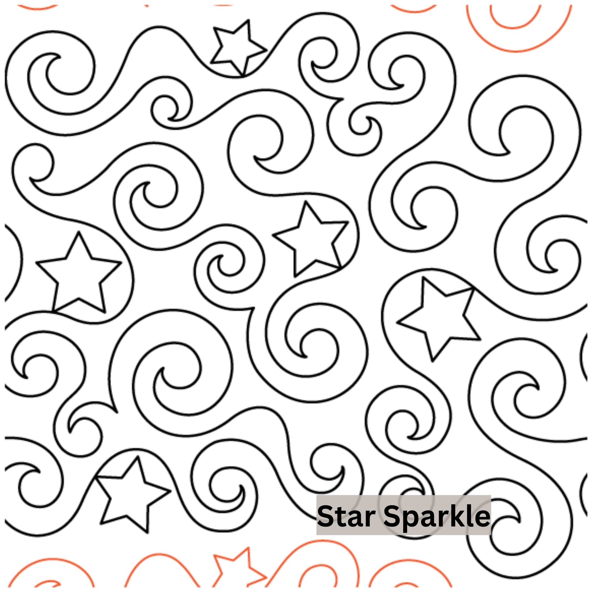 Stars and Stripes Patterns for Edge to Edge for Longarm Quilting - Good Vibes Quilt Shop