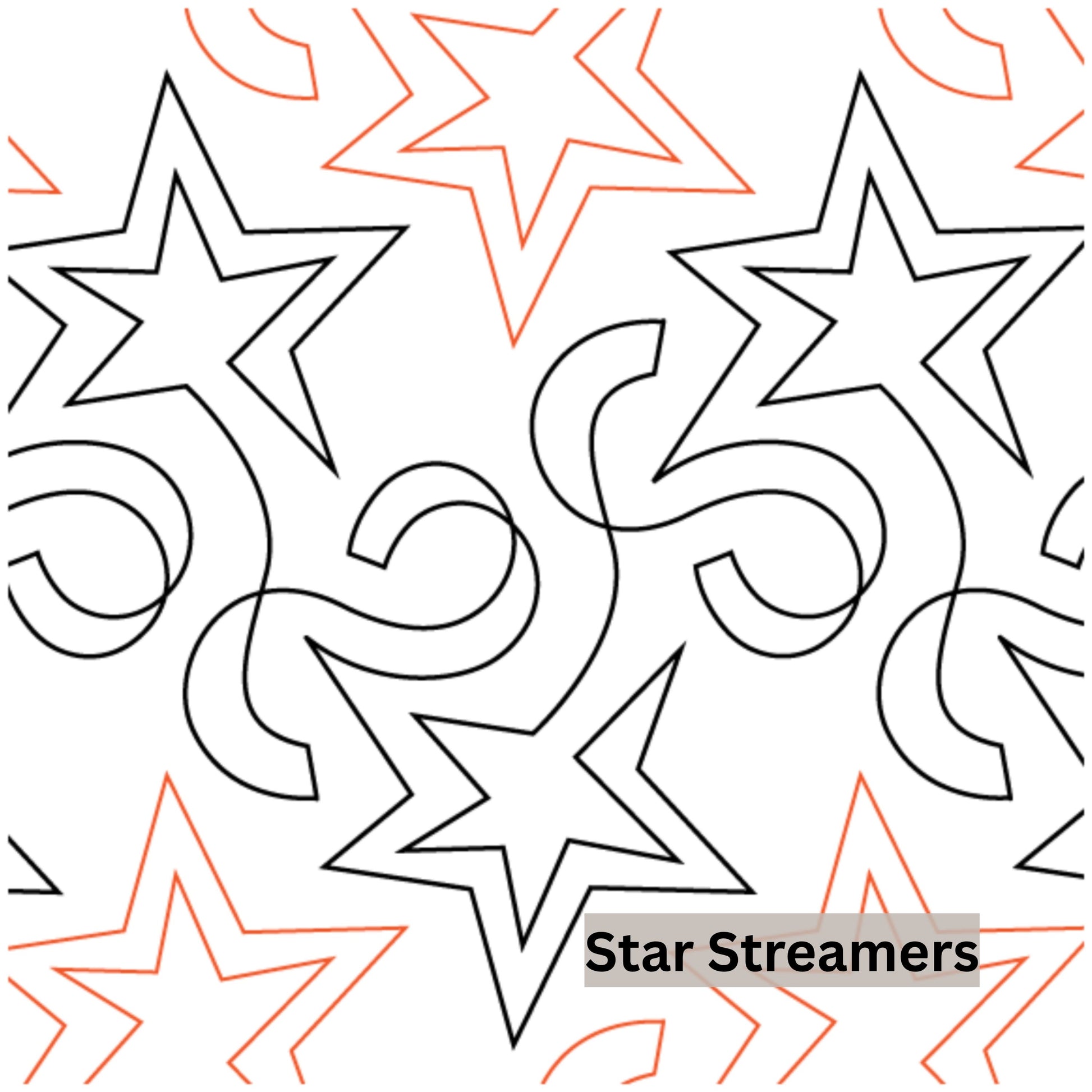 Stars and Stripes Patterns for Edge to Edge for Longarm Quilting - Good Vibes Quilt Shop