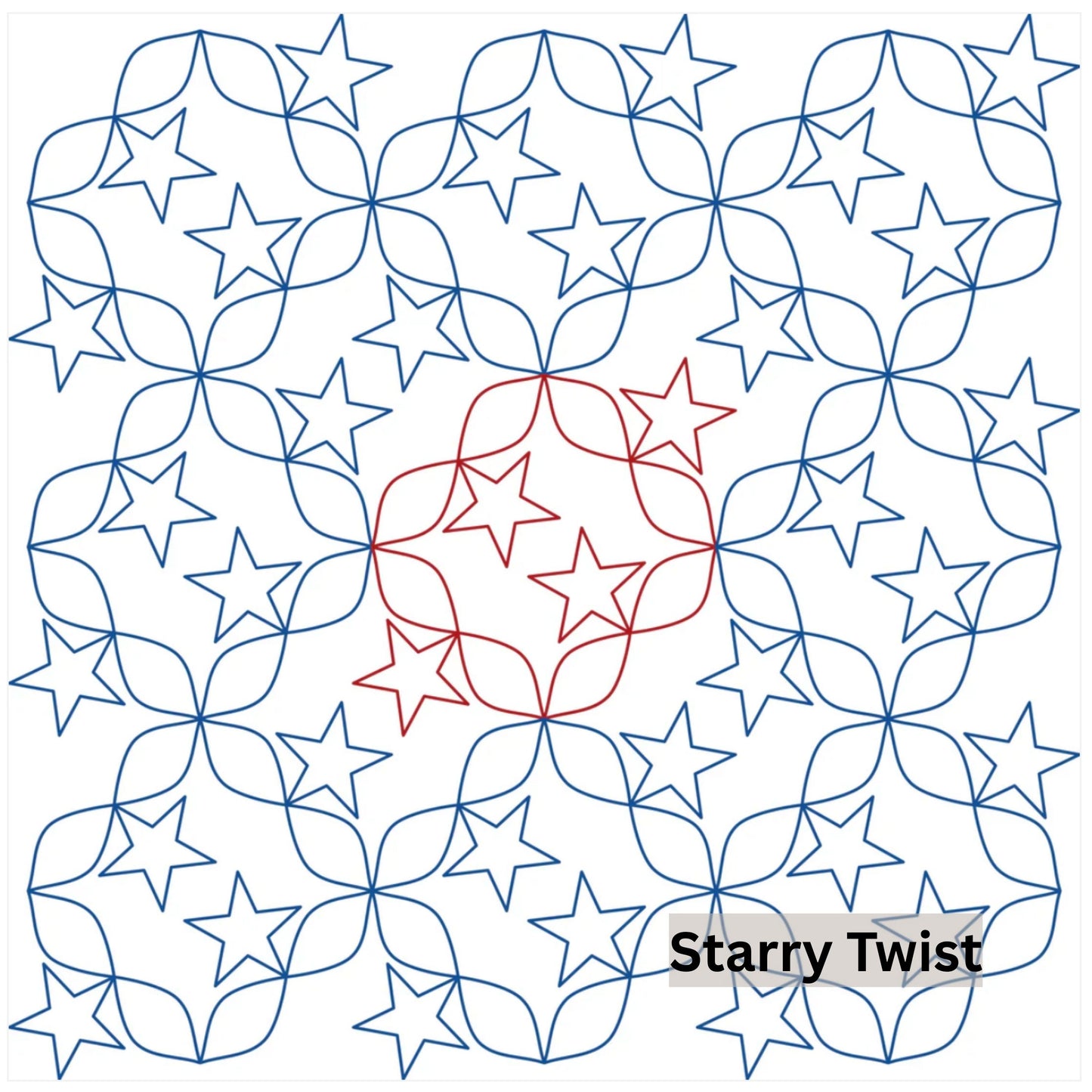 Stars and Stripes Patterns for Edge to Edge for Longarm Quilting - Good Vibes Quilt Shop