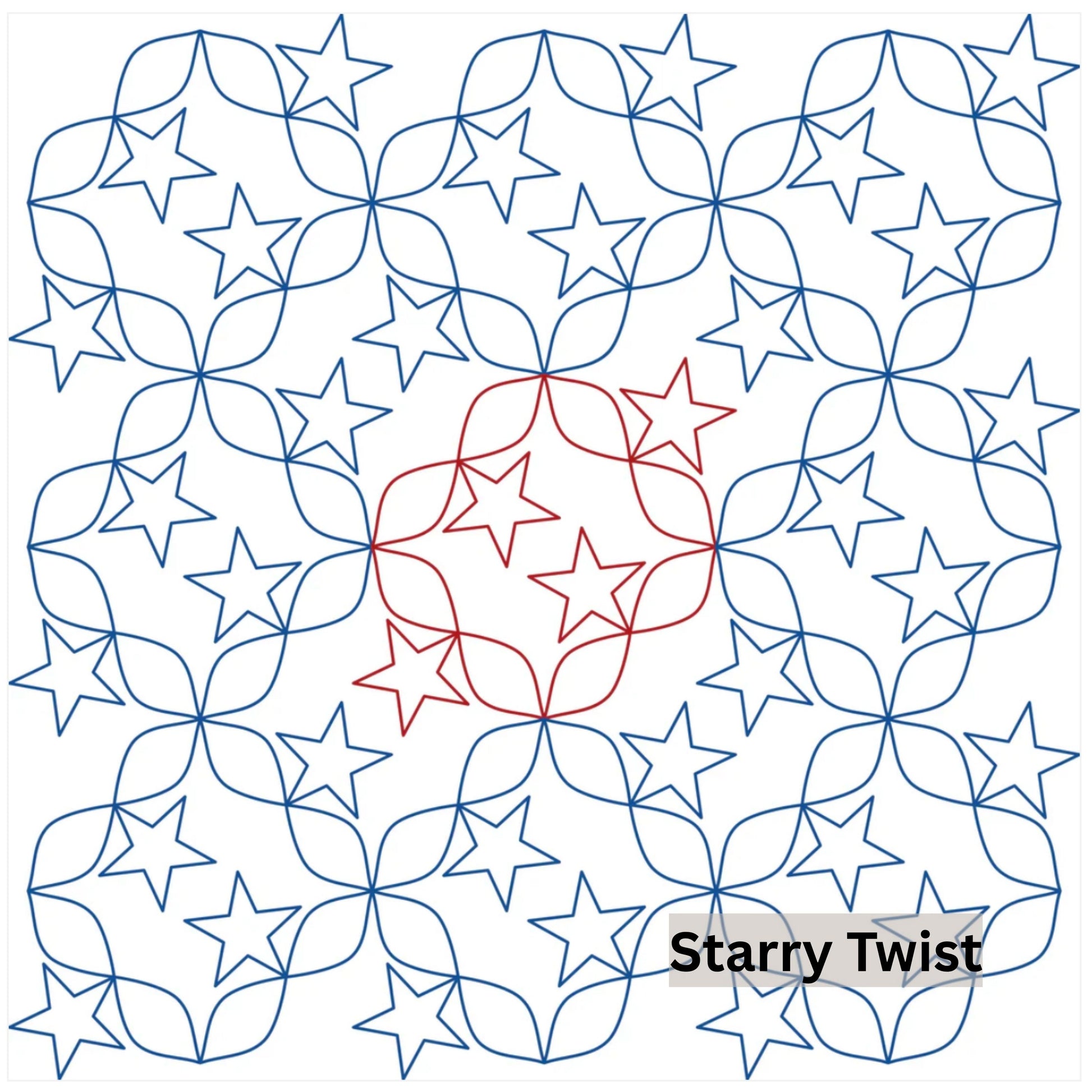 Stars and Stripes Patterns for Edge to Edge for Longarm Quilting - Good Vibes Quilt Shop