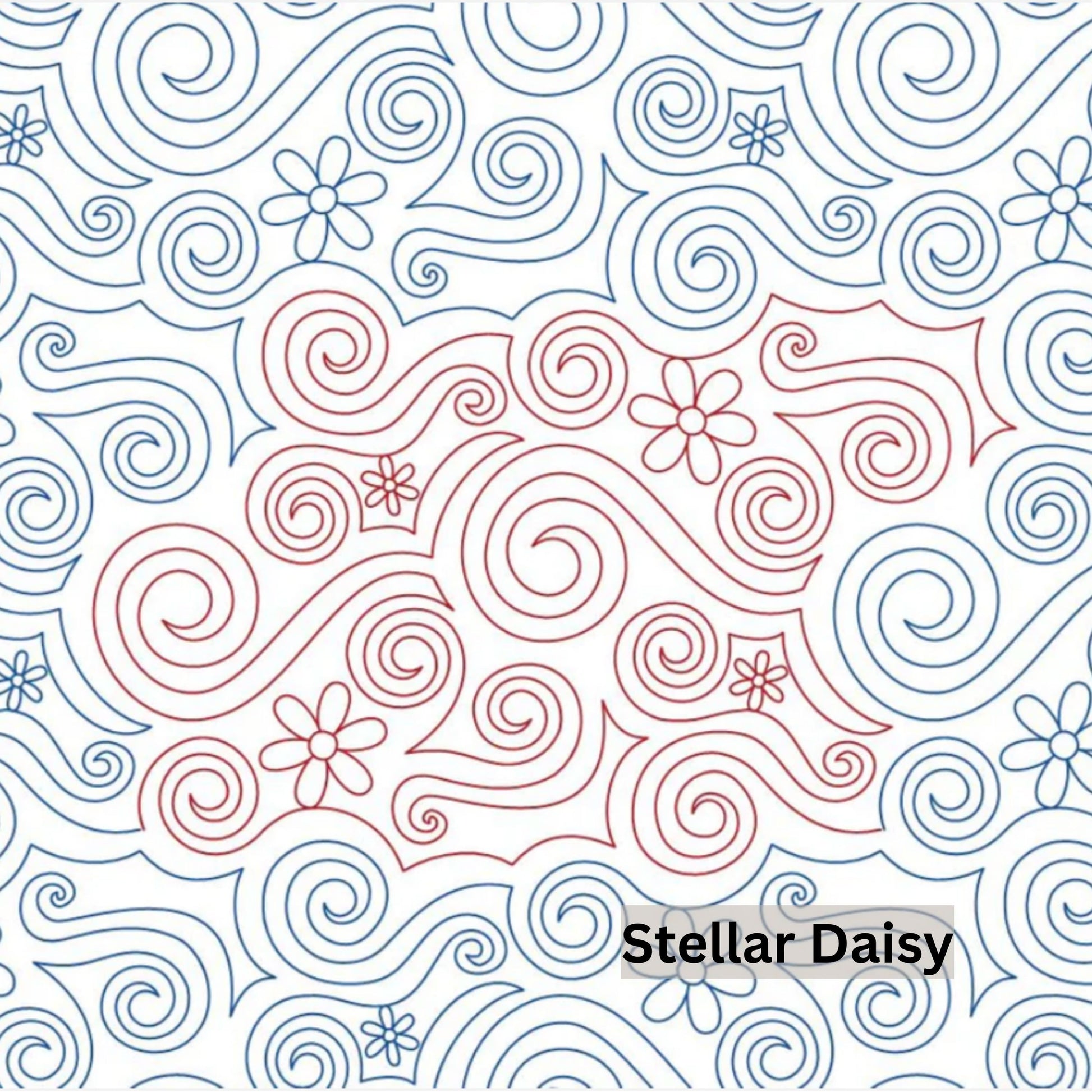 Flowers and Feathers Patterns Pantograph Patterns for Edge to Edge for Longarm Quilting - Good Vibes Quilt Shop