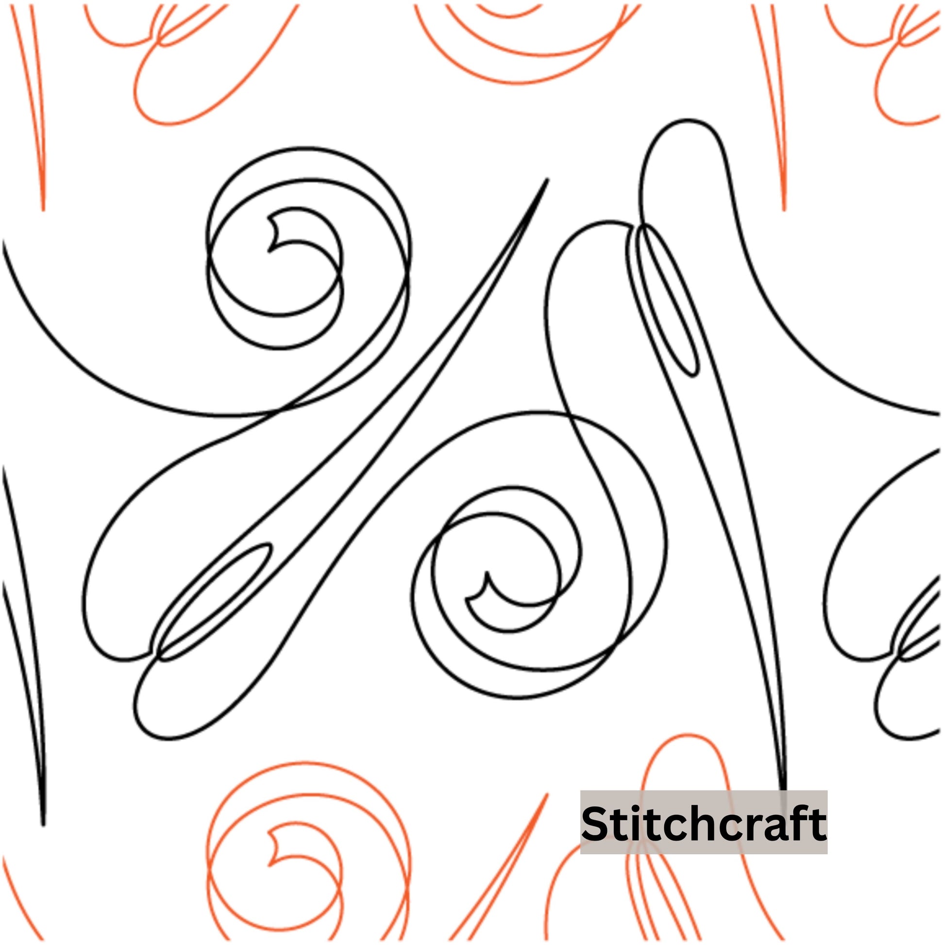 Novelty Pantograph Patterns for Edge to Edge for Longarm Quilting - Good Vibes Quilt Shop