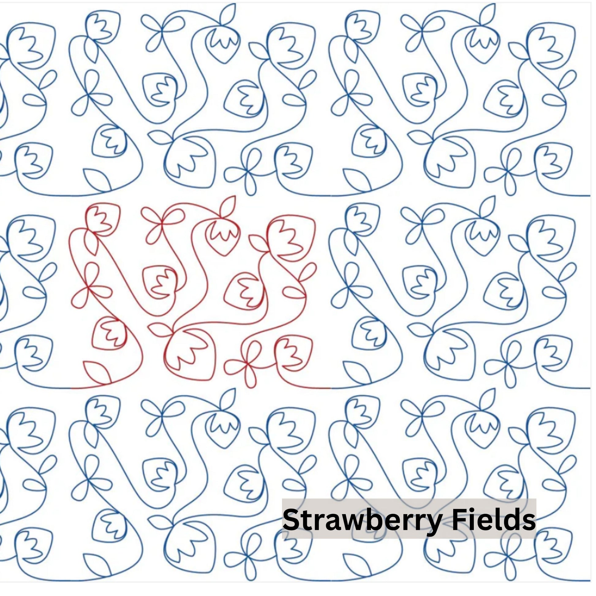 Fruit, Food and Fungi Pantograph Patterns for Edge to Edge for Longarm Quilting - Good Vibes Quilt Shop