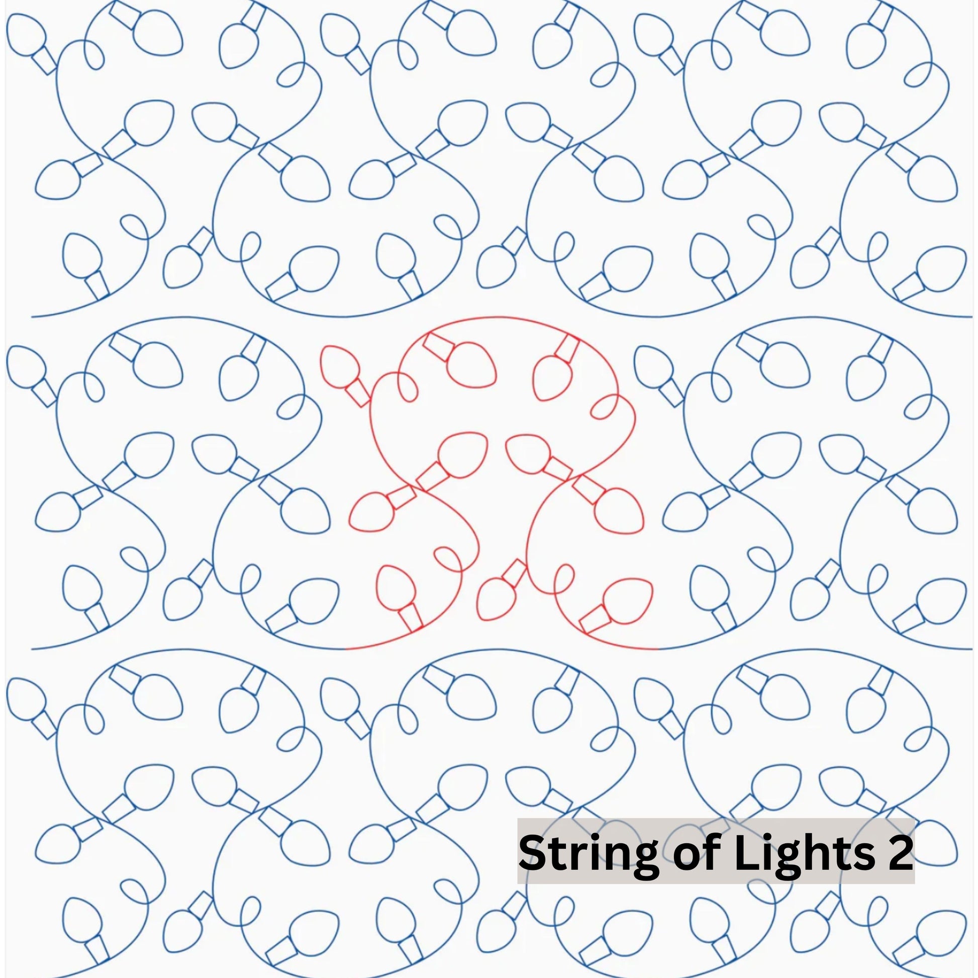 Christmas and Winter Snow Patterns Pantograph Patterns for Edge to Edge for Longarm Quilting - Good Vibes Quilt Shop