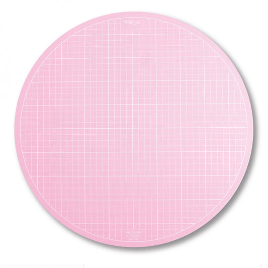 Sue Daley Round Rotating Cutting Mat 10in Pink, STCM-14795