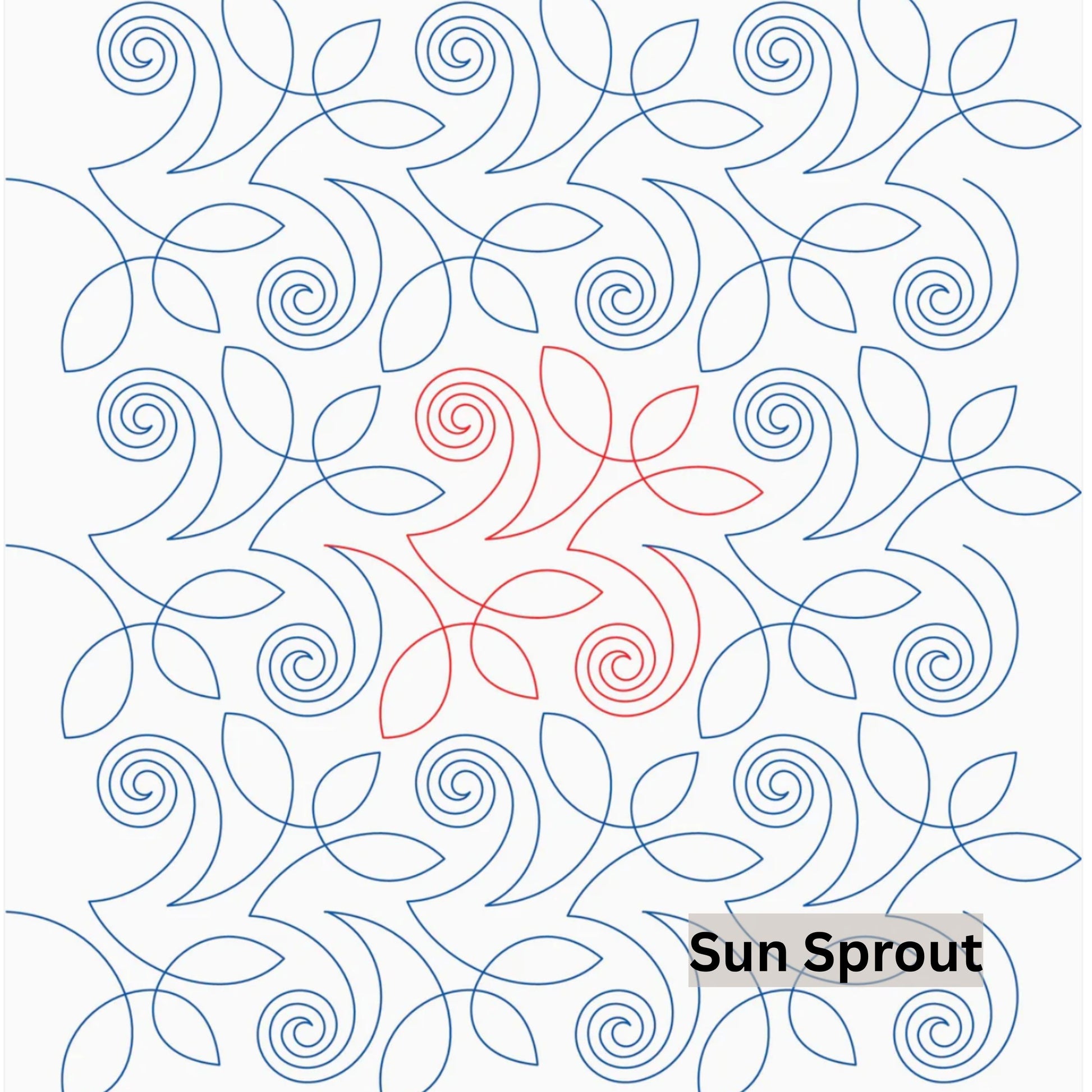 Flowers and Feathers Patterns Pantograph Patterns for Edge to Edge for Longarm Quilting - Good Vibes Quilt Shop