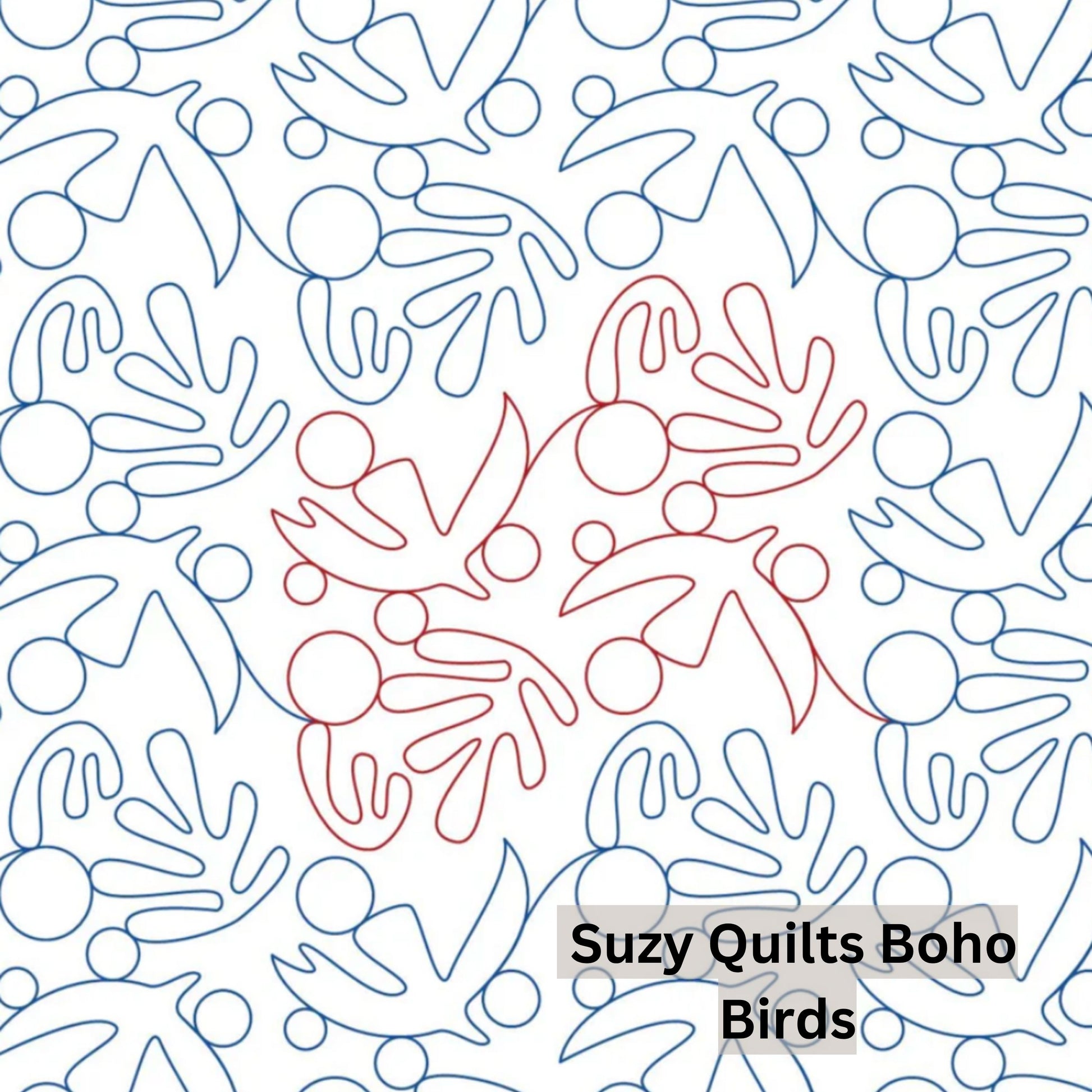 Flowers and Feathers Patterns Pantograph Patterns for Edge to Edge for Longarm Quilting - Good Vibes Quilt Shop