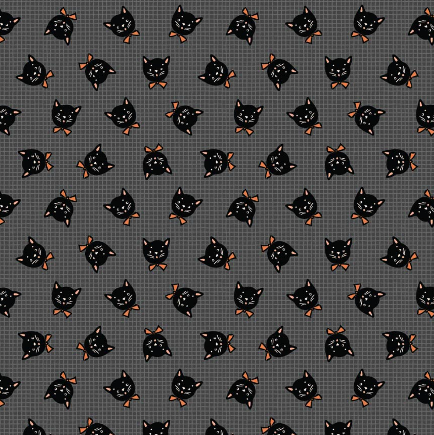 Sweet Tooth, Kitty Box Black, ST24311, sold by the 1/2 yard, *PREORDER! - Good Vibes Quilt Shop