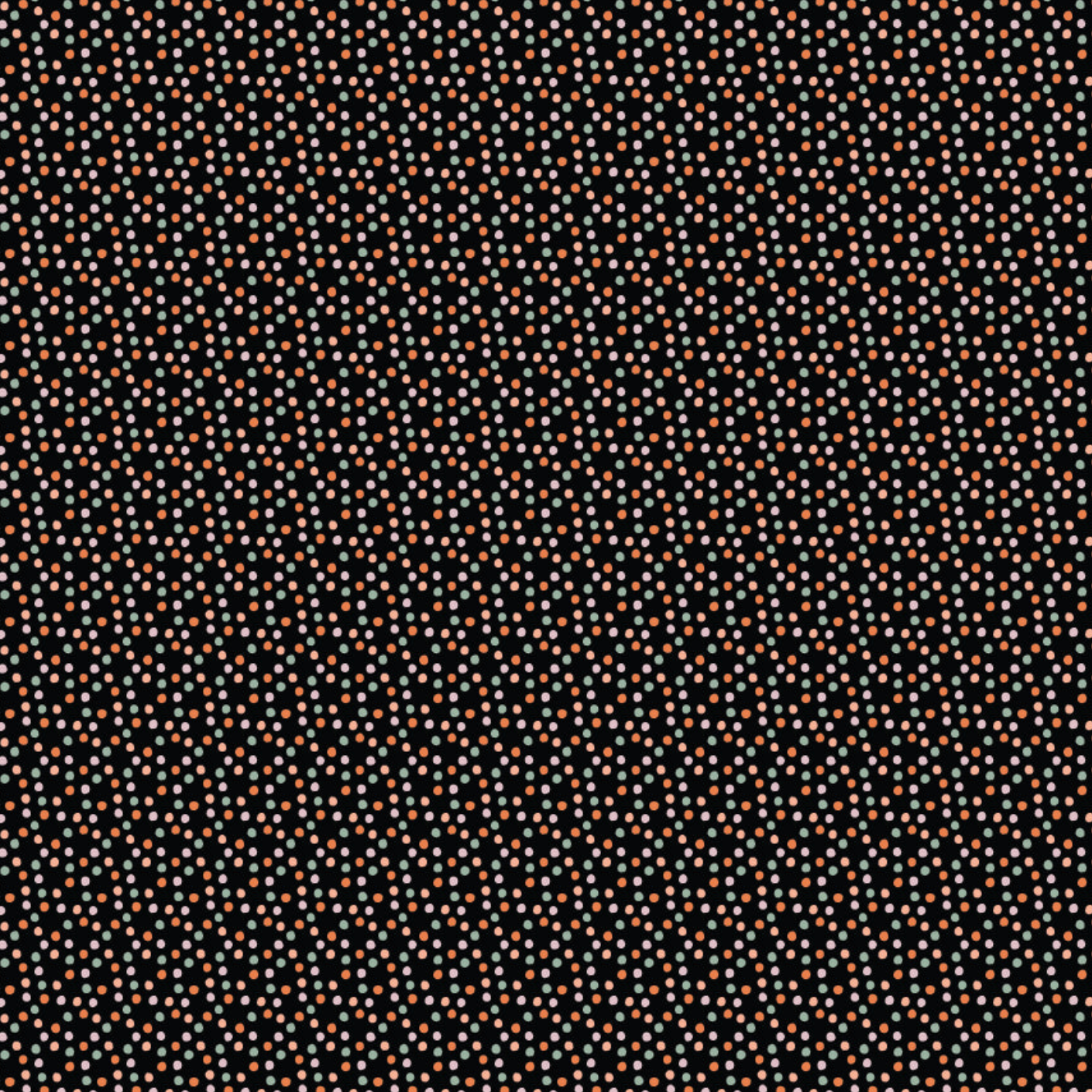 Sweet Tooth, Sugar Dots Black, ST24313, sold by the 1/2 yard, *PREORDER! - Good Vibes Quilt Shop