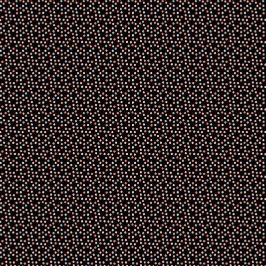 Sweet Tooth, Sugar Dots Black, ST24313, sold by the 1/2 yard, *PREORDER! - Good Vibes Quilt Shop