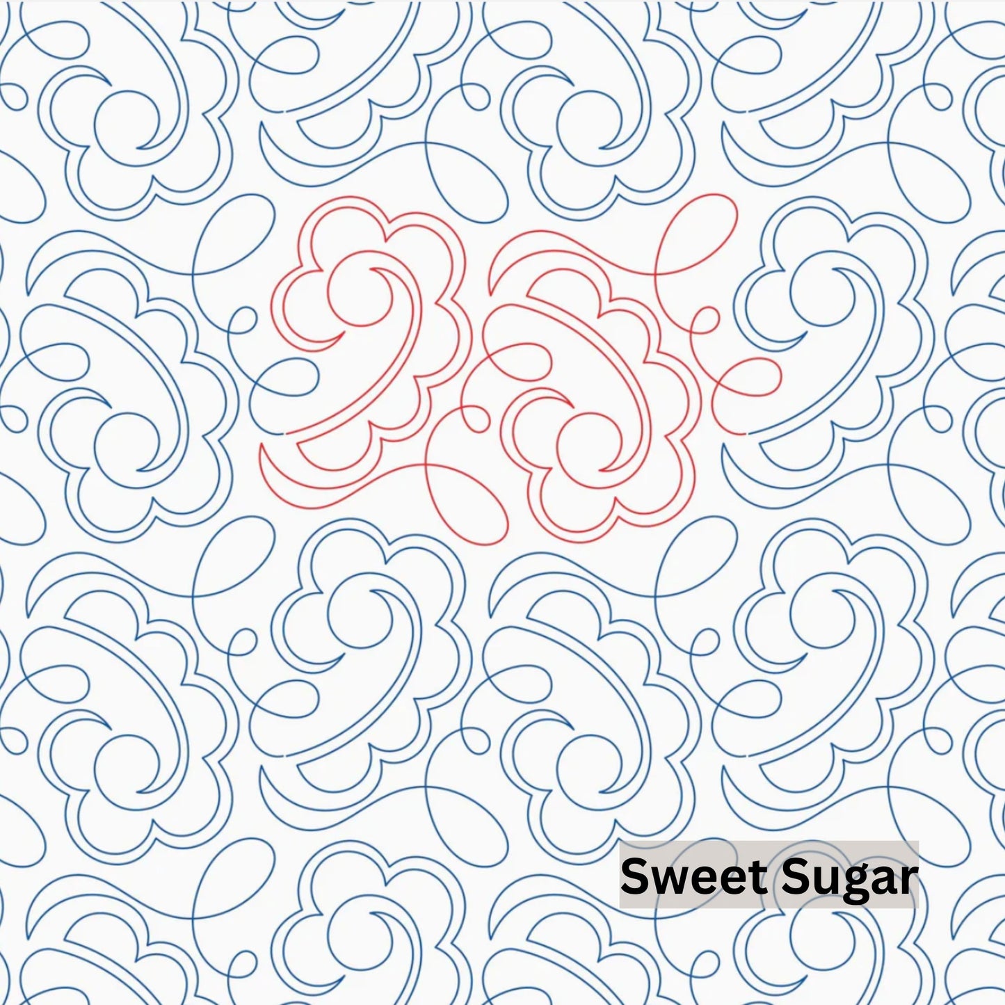 Flowers and Feathers Patterns Pantograph Patterns for Edge to Edge for Longarm Quilting - Good Vibes Quilt Shop