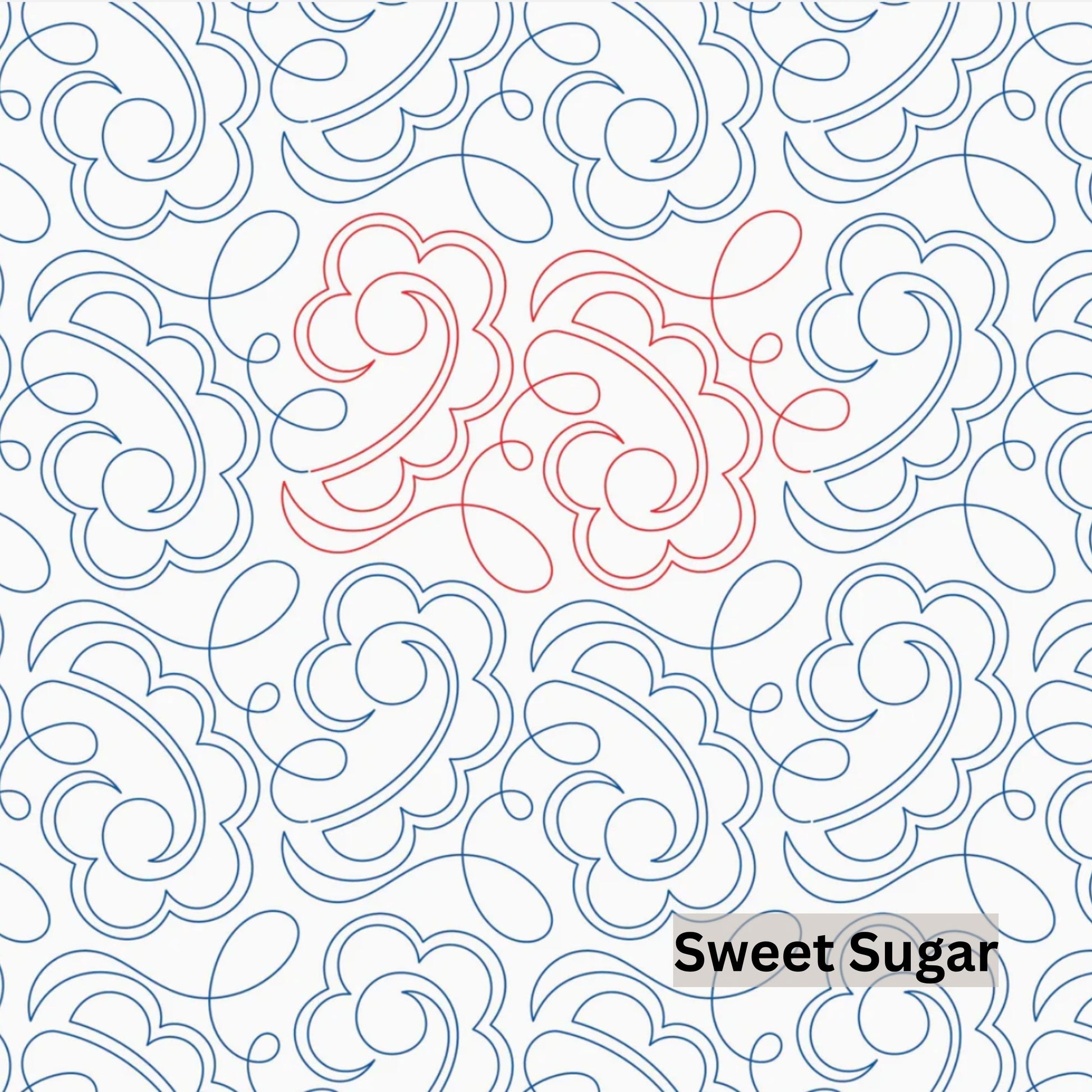 Flowers and Feathers Patterns Pantograph Patterns for Edge to Edge for Longarm Quilting - Good Vibes Quilt Shop