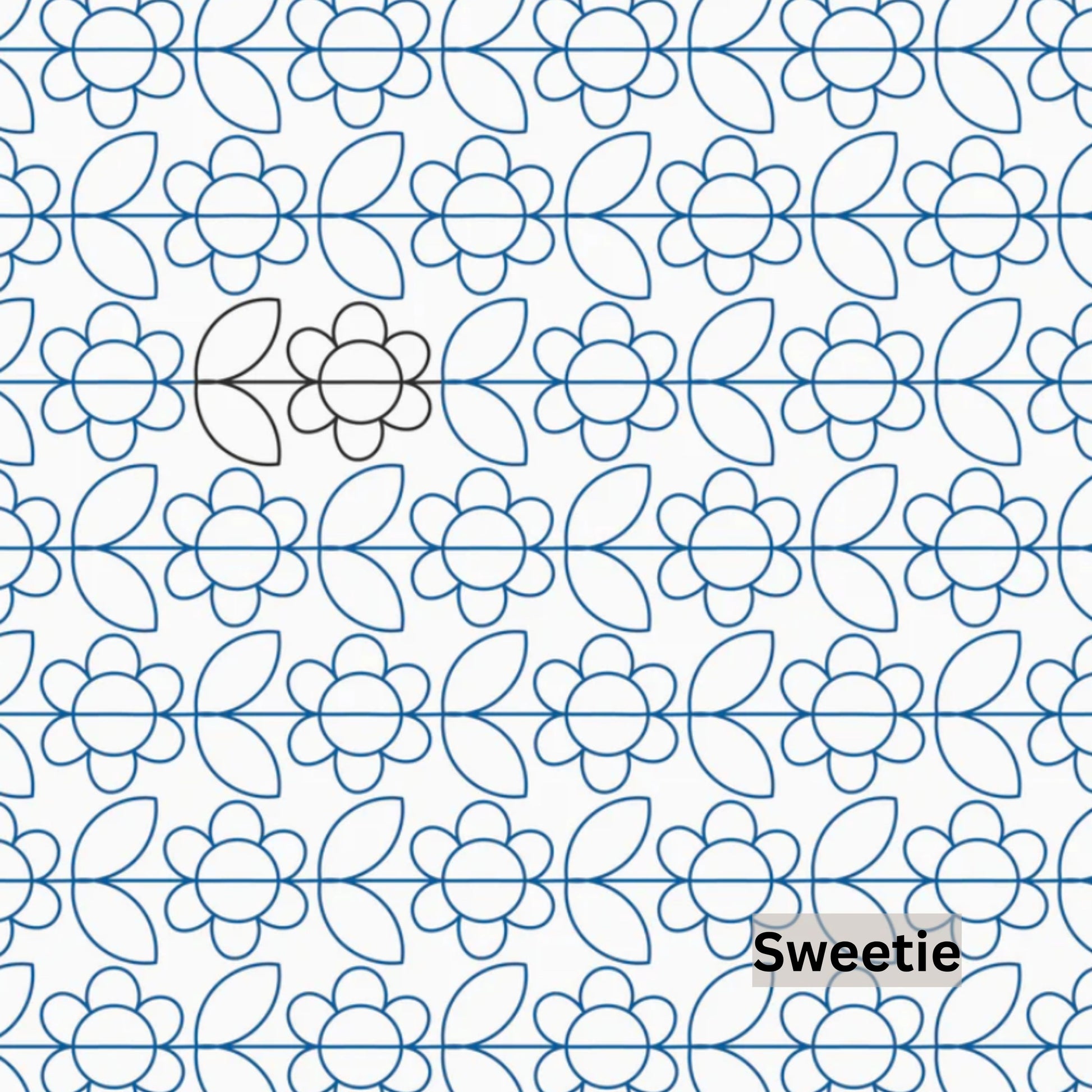 Flowers and Feathers Patterns Pantograph Patterns for Edge to Edge for Longarm Quilting - Good Vibes Quilt Shop