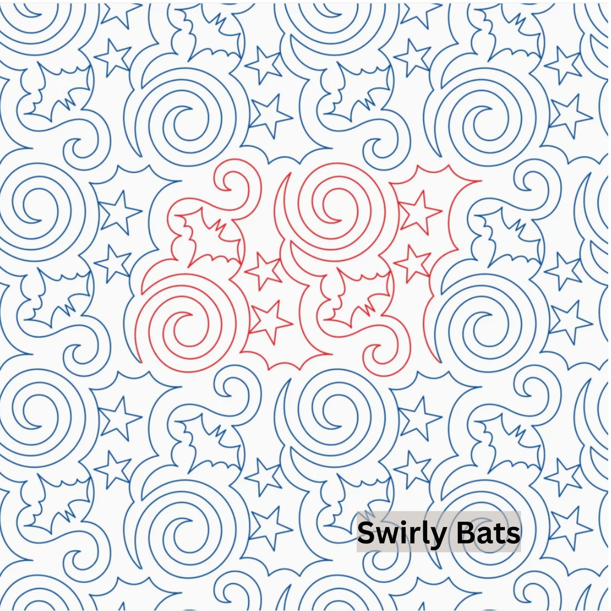 Halloween and Fall Pantographs Patterns for Edge to Edge for Longarm Quilting - Good Vibes Quilt Shop