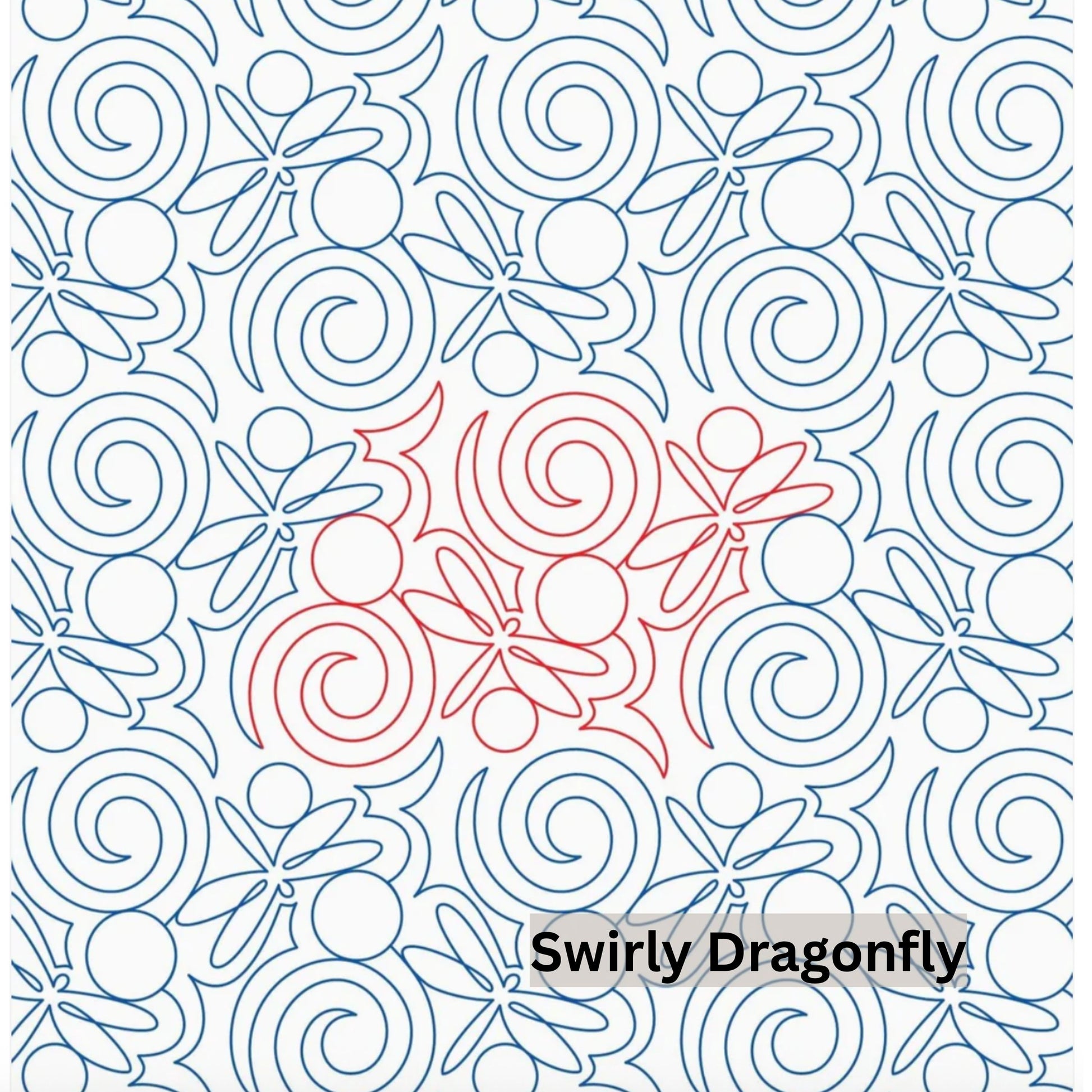 Bees, Butterflies and Bugs Pantograph Patterns for Edge to Edge for Longarm Quilting - Good Vibes Quilt Shop