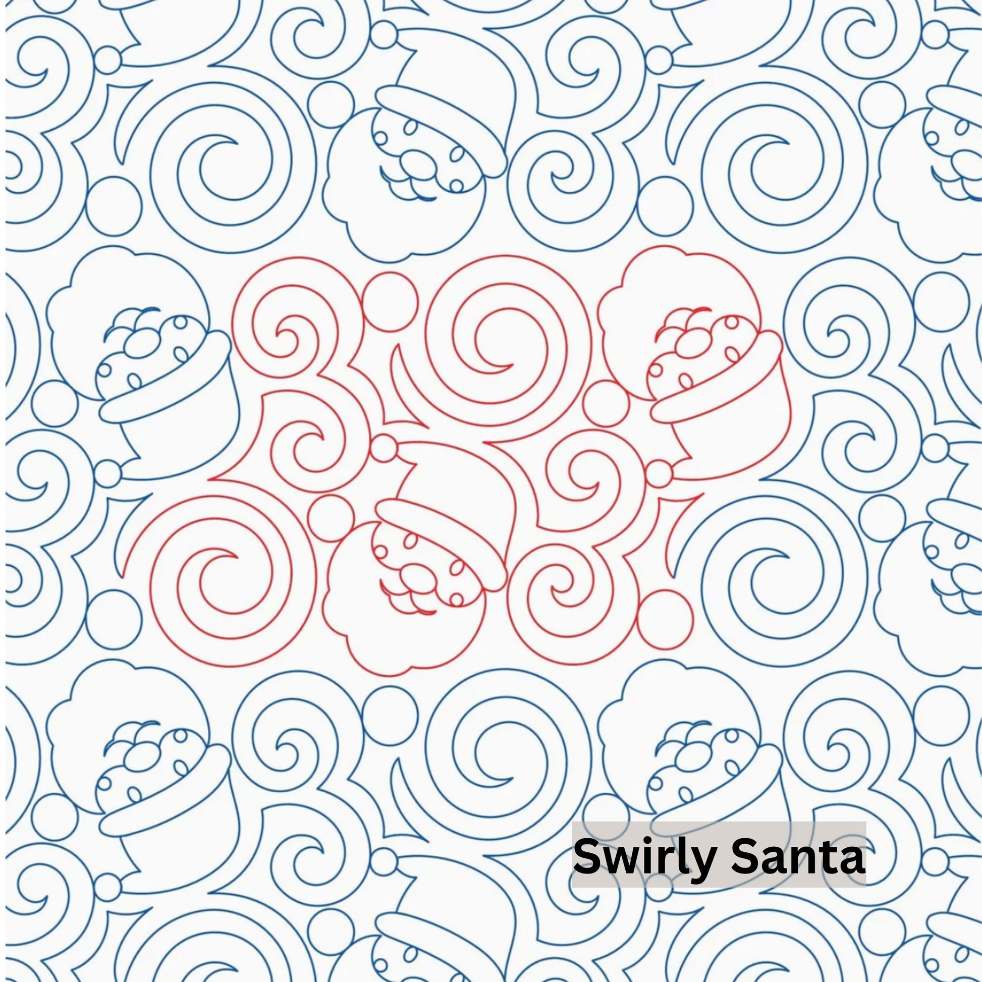 Christmas and Winter Snow Patterns Pantograph Patterns for Edge to Edge for Longarm Quilting - Good Vibes Quilt Shop