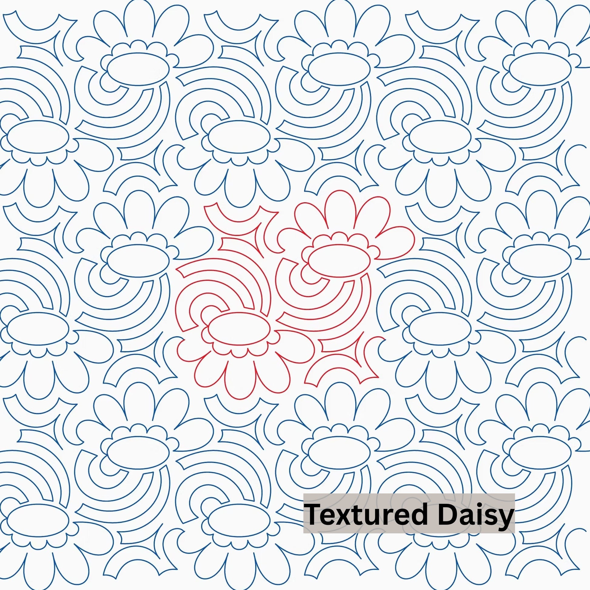 Flowers and Feathers Patterns Pantograph Patterns for Edge to Edge for Longarm Quilting - Good Vibes Quilt Shop