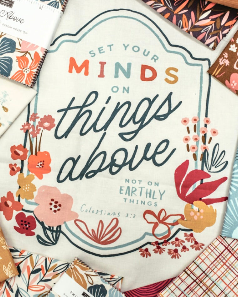 Things Above Fat Quarter Bundle, 35 pieces with Panel