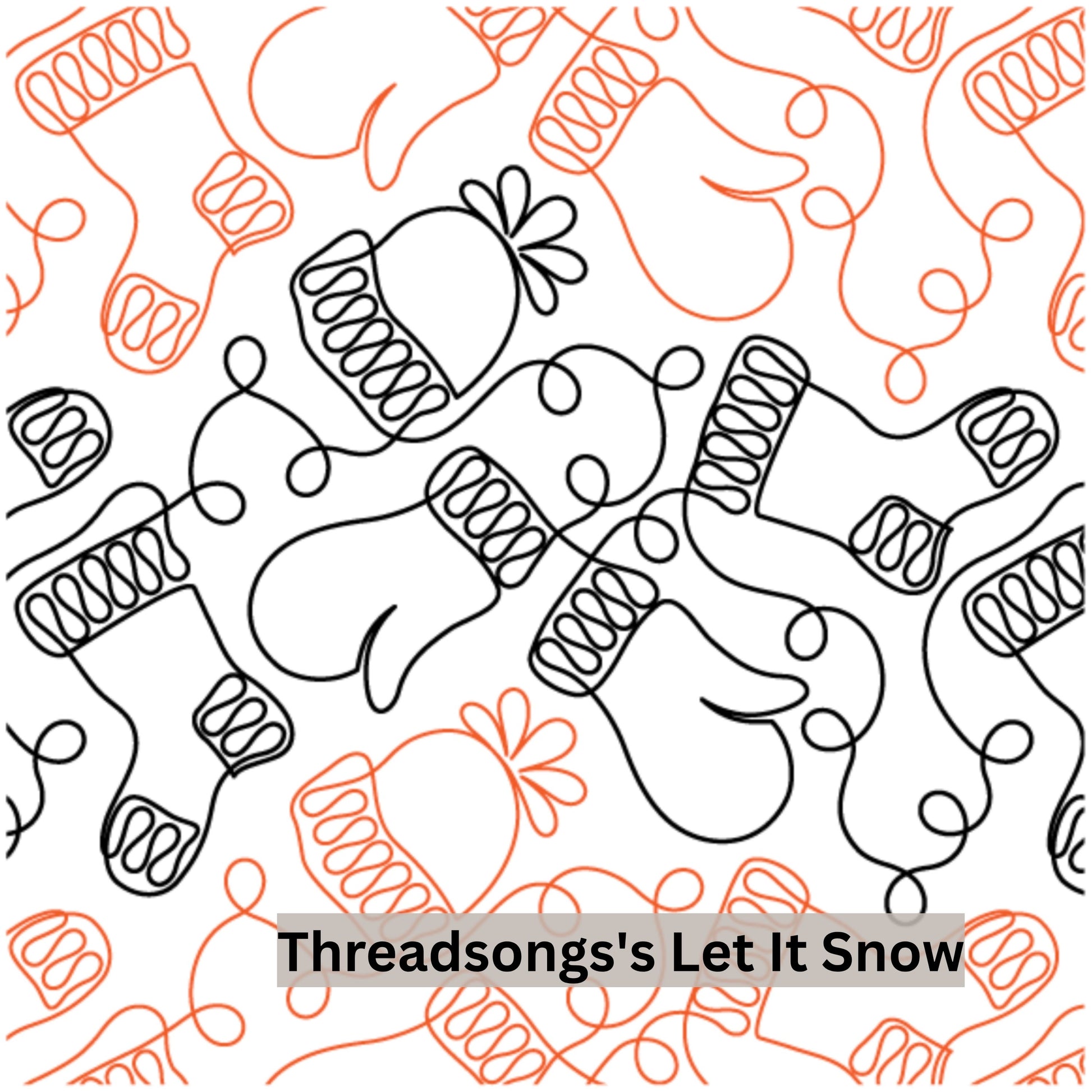 Christmas and Winter Snow Patterns Pantograph Patterns for Edge to Edge for Longarm Quilting - Good Vibes Quilt Shop