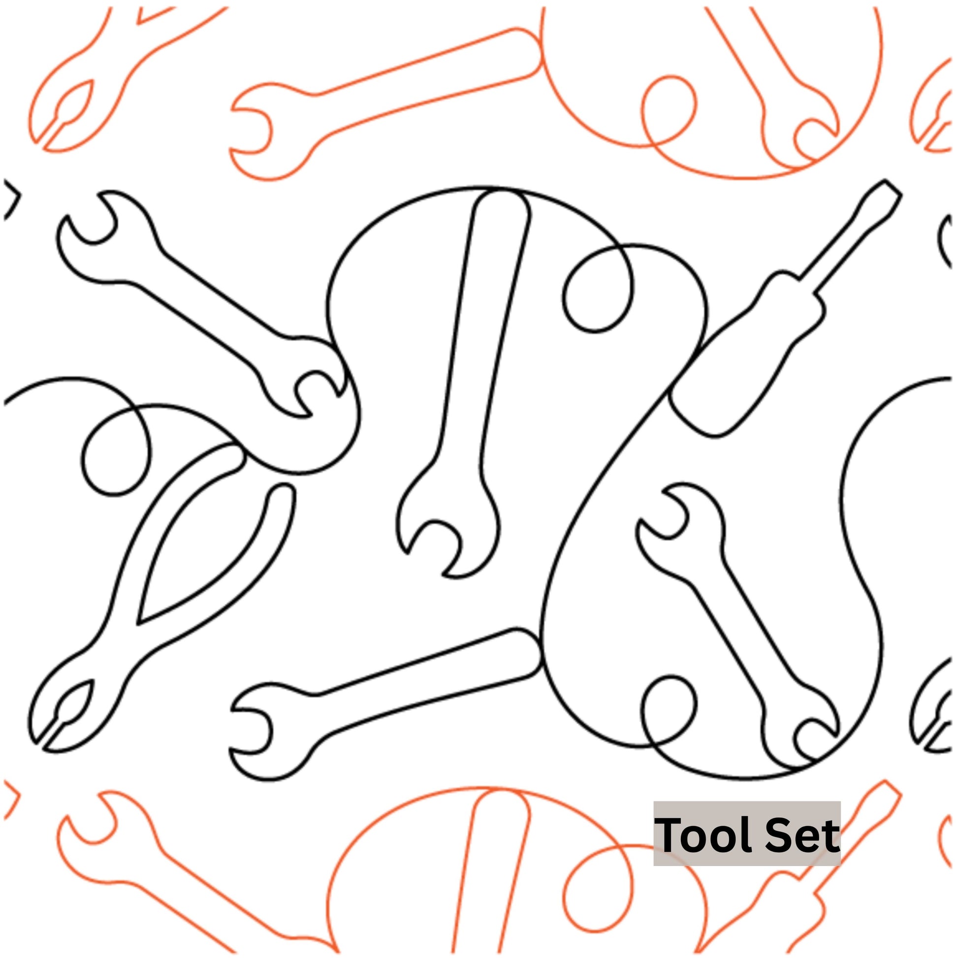 Novelty Pantograph Patterns for Edge to Edge for Longarm Quilting - Good Vibes Quilt Shop